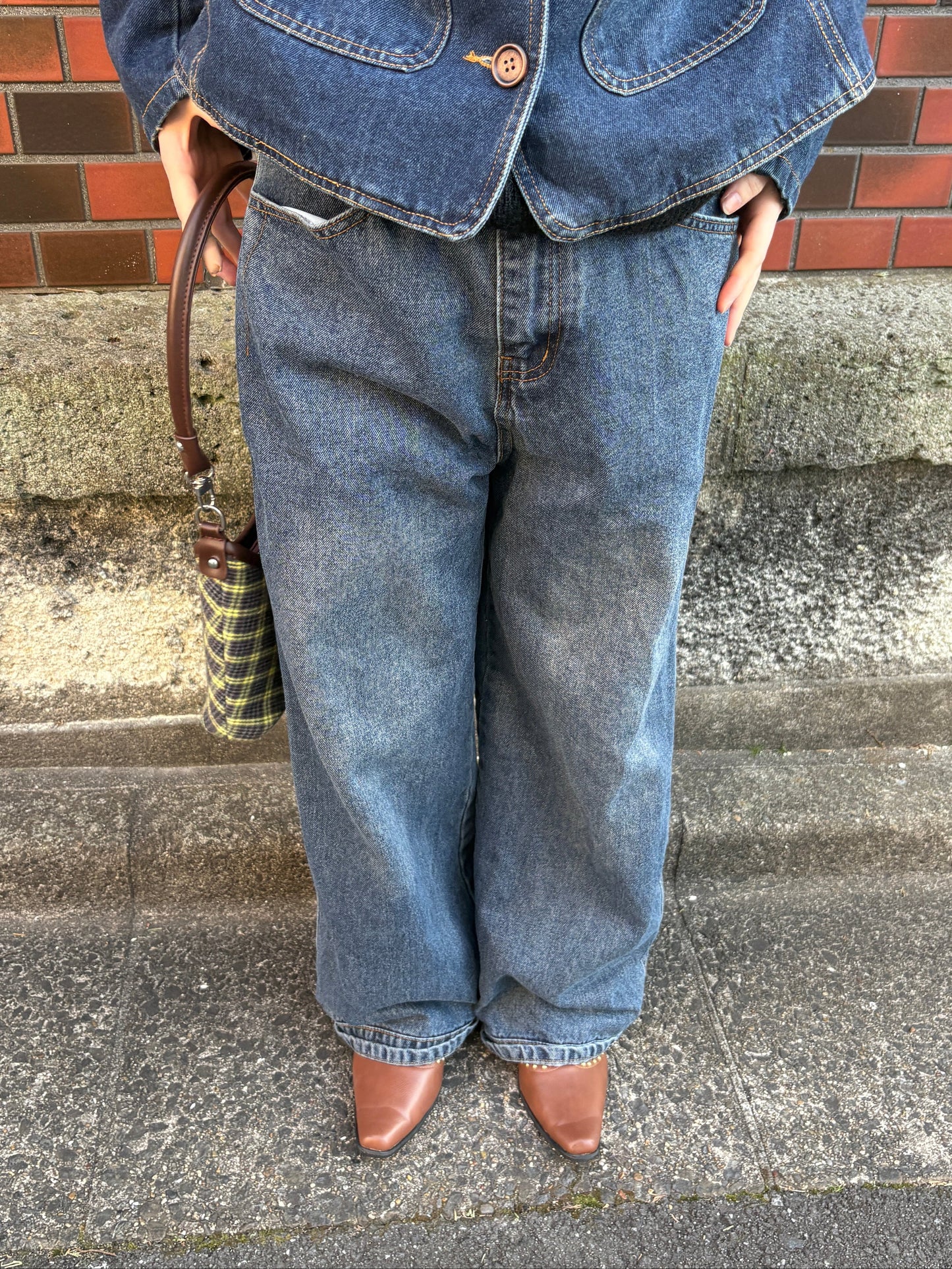 ワイドデニムパンツ DPA43775