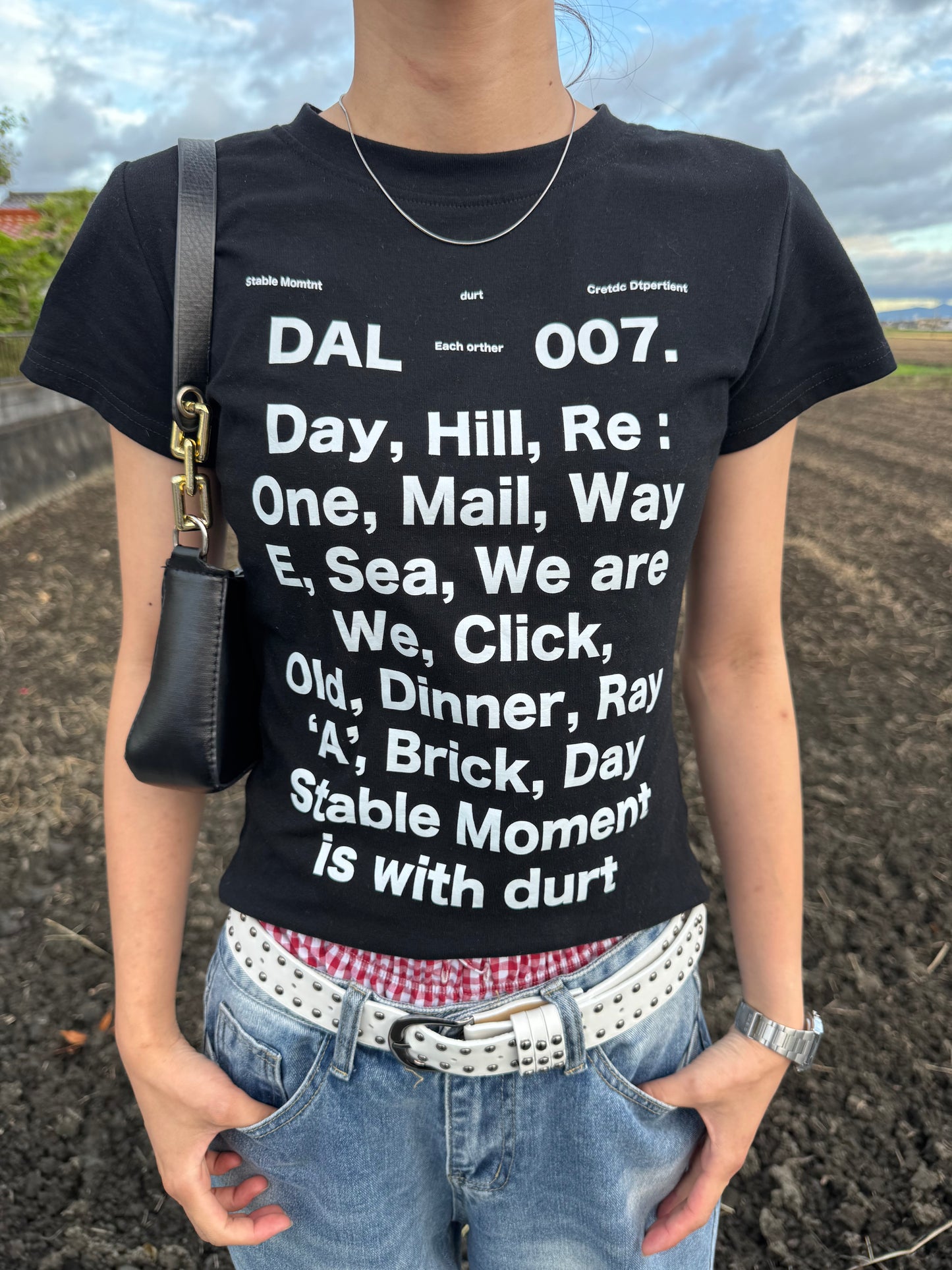 レタリングロゴTシャツ DPC07030