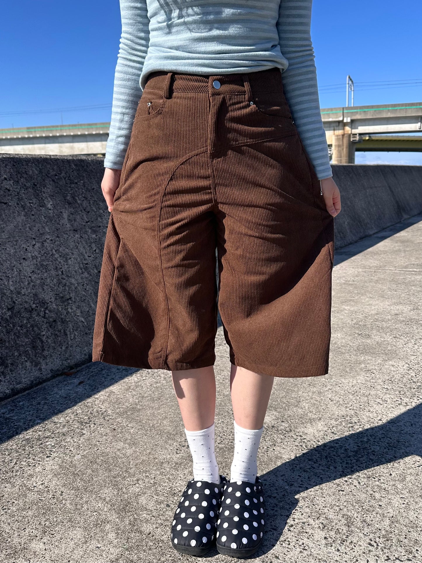 コーデュロイハーフパンツ DPB95071