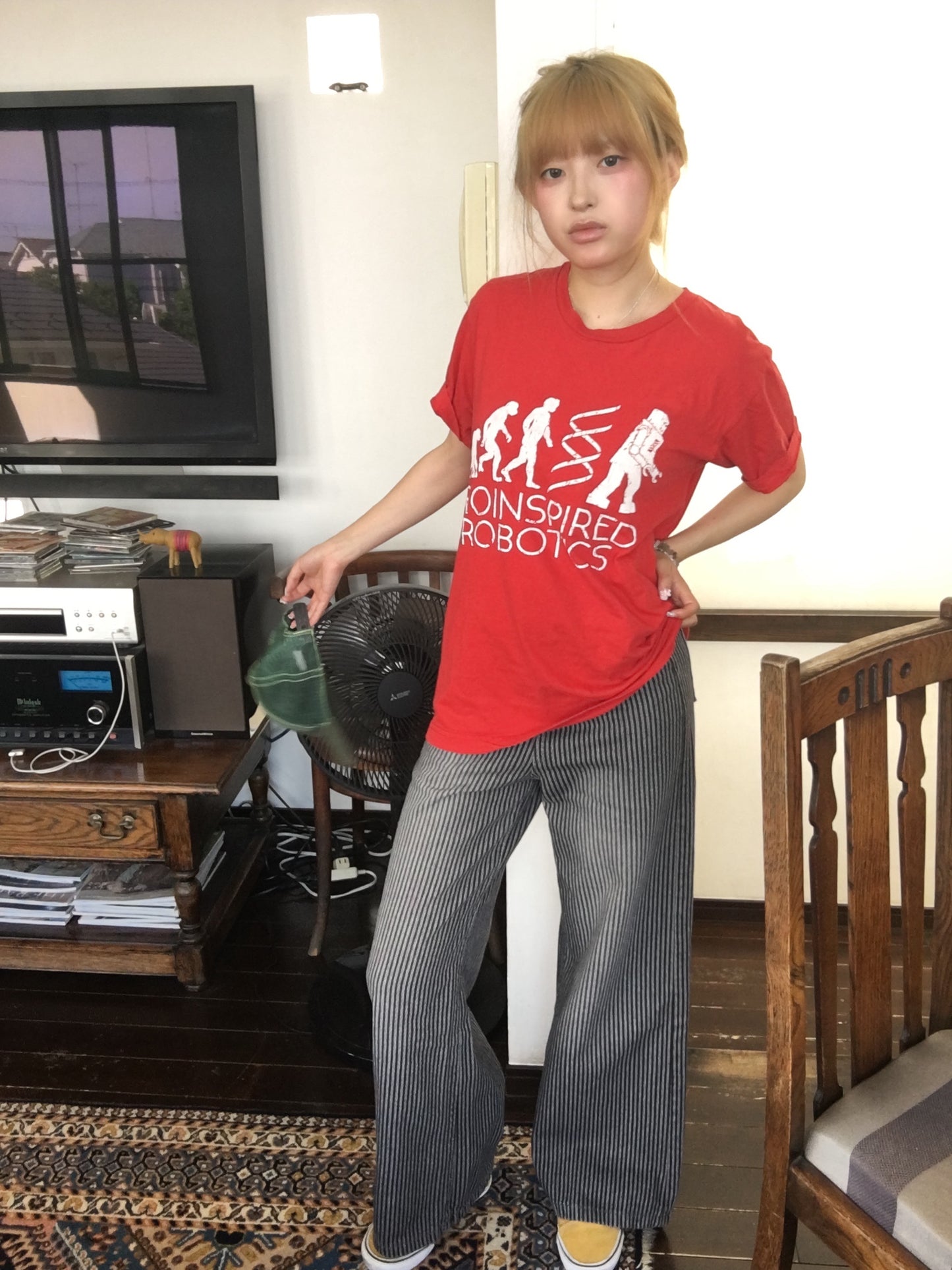 ストライプデニムパンツ DPC09038