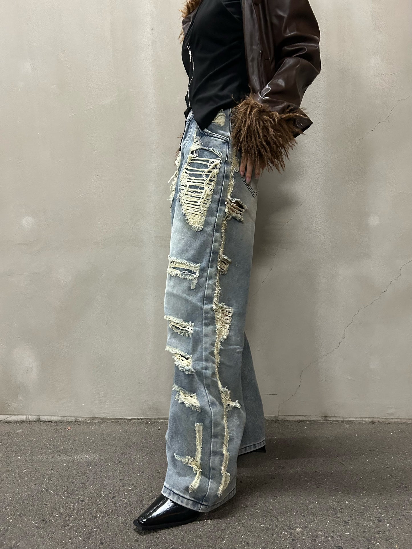 ハイダメージデニムパンツ DPB26667