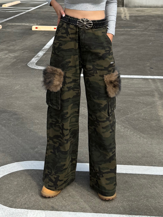 ポイントカモフラファーパンツ DPB73504