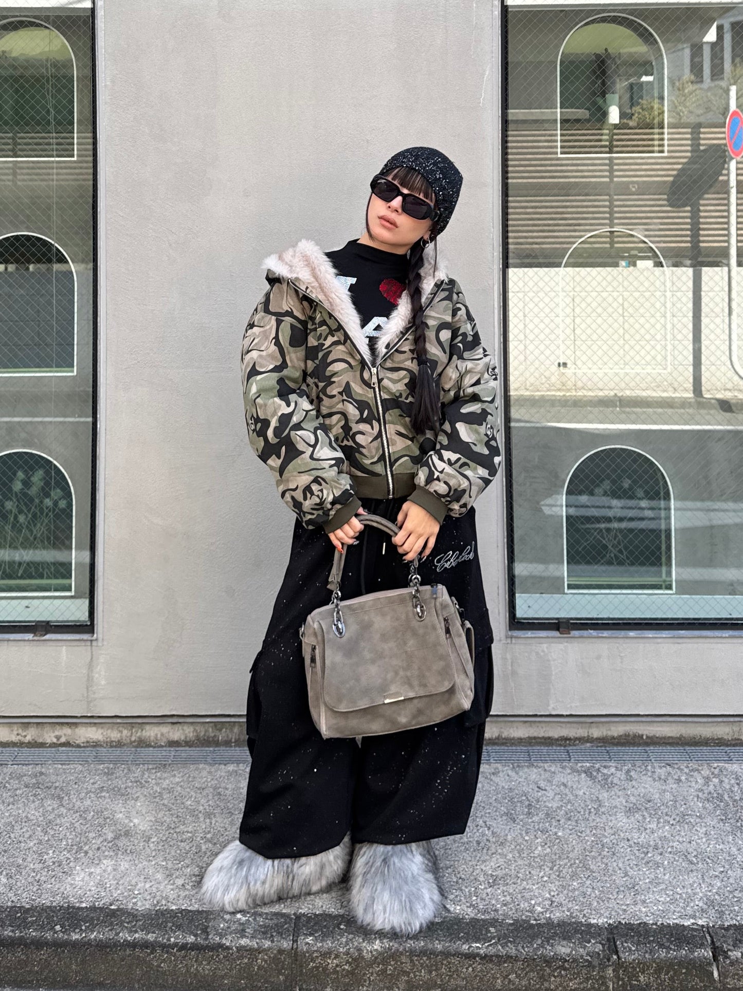 カモフラファーパーカー DPB86139