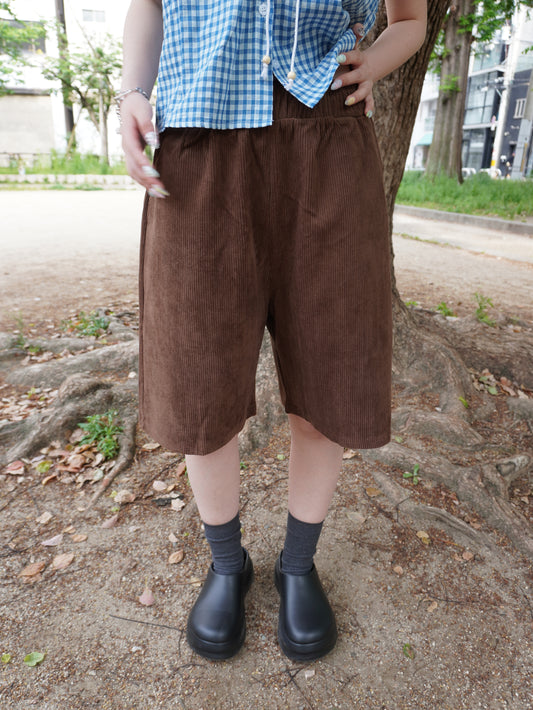 コーデュロイハーフパンツ DPB85158