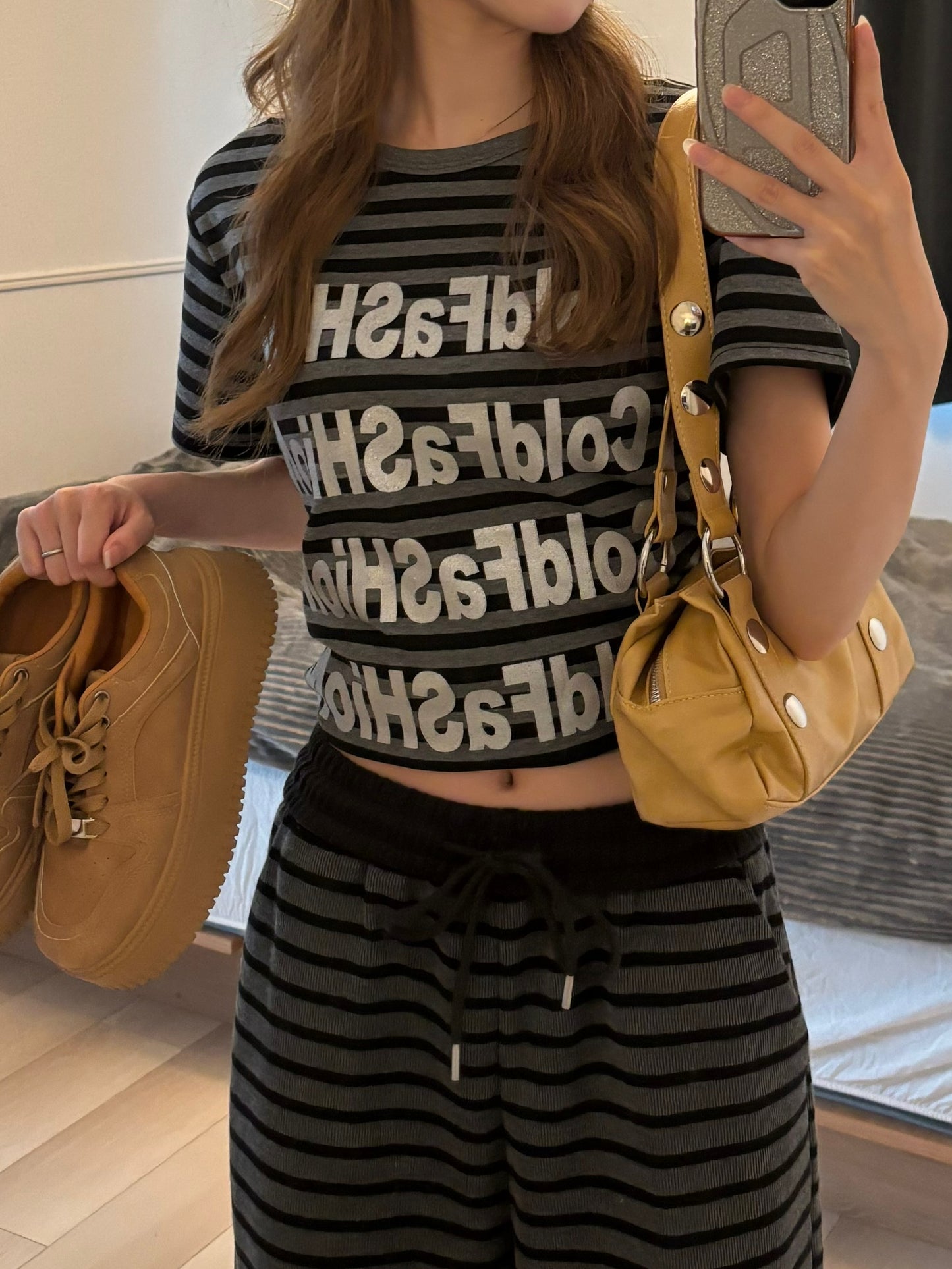 フォントボーダーTシャツ DPB88299