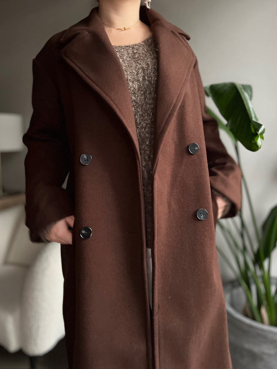 ダブルボタンチェスターコート DPB56359