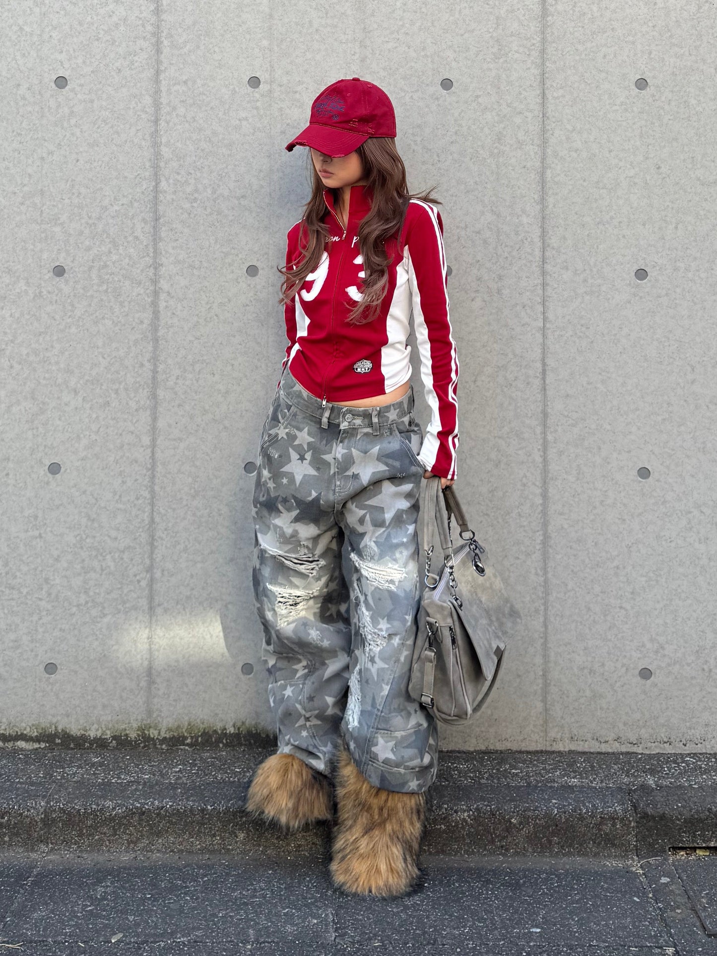 ダブルジップナンバートップス DPB86196