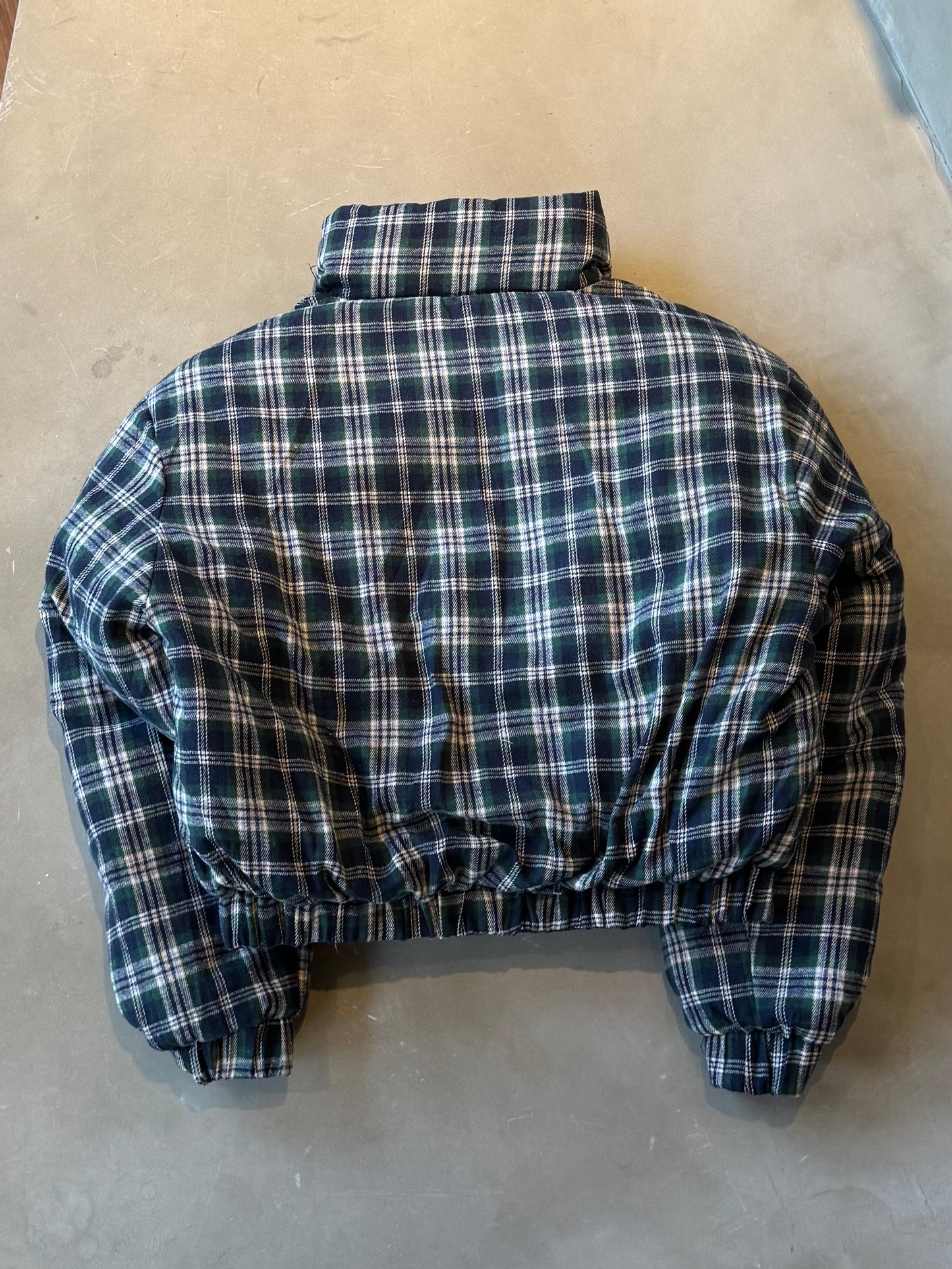 リバーシブルチェック中綿ジャケット DPB91075