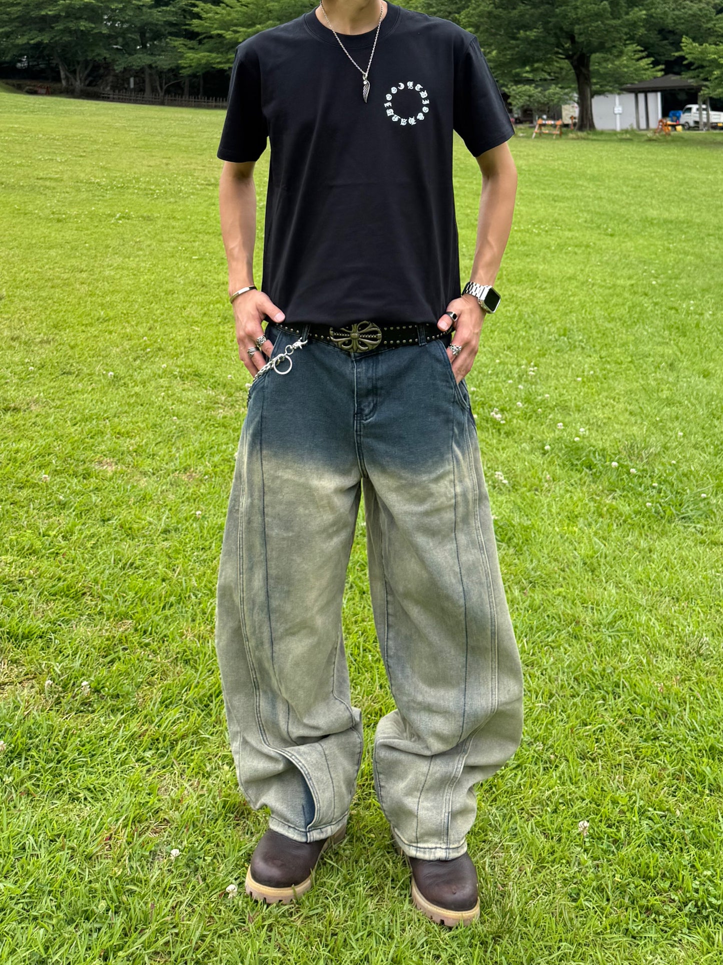 Kenshin_グラデーションバルーンデニムパンツ DPB73377