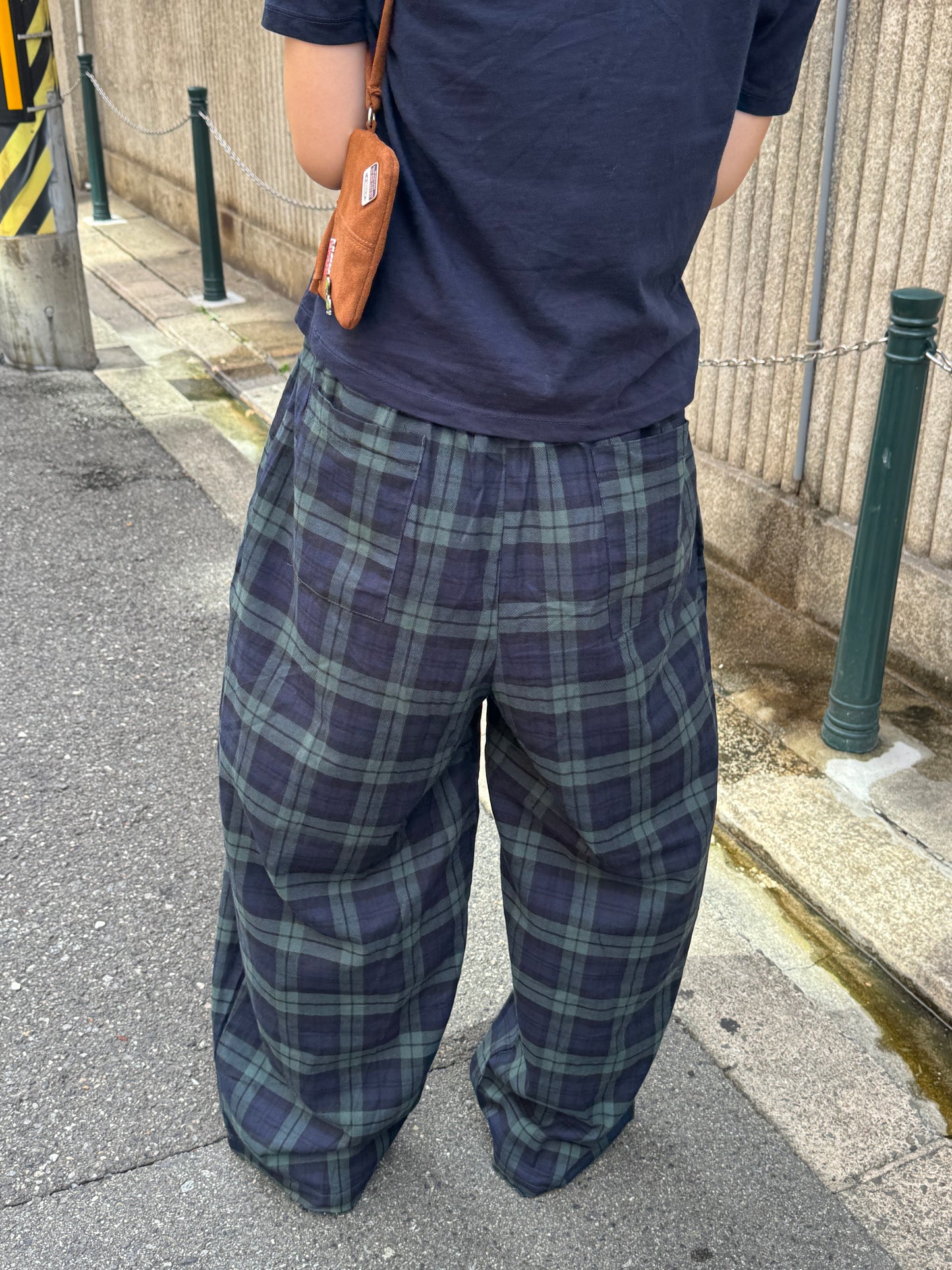 カーブラインチェックパンツ DPB85295