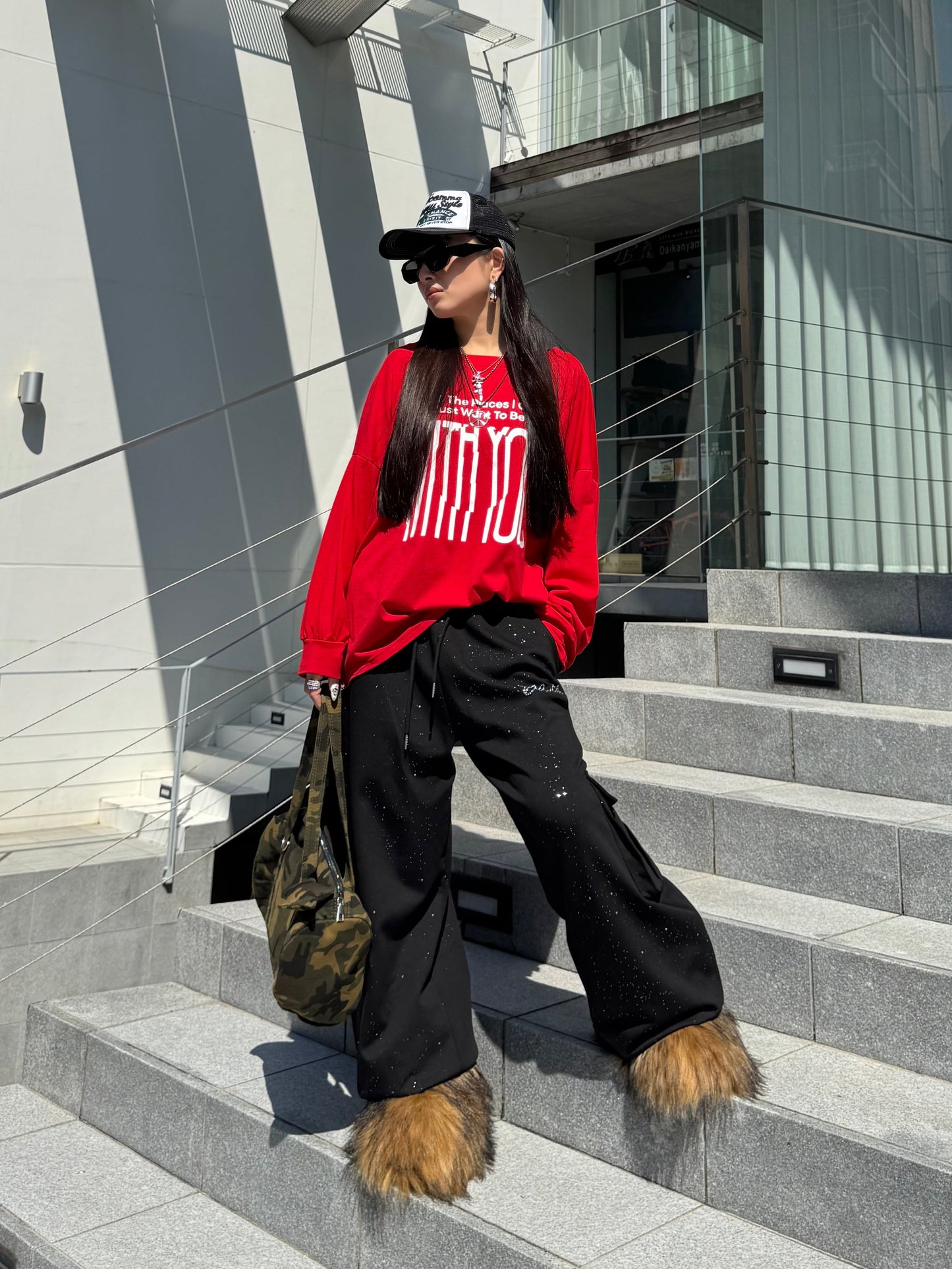 ラメカーゴスウェットパンツ DPB86111