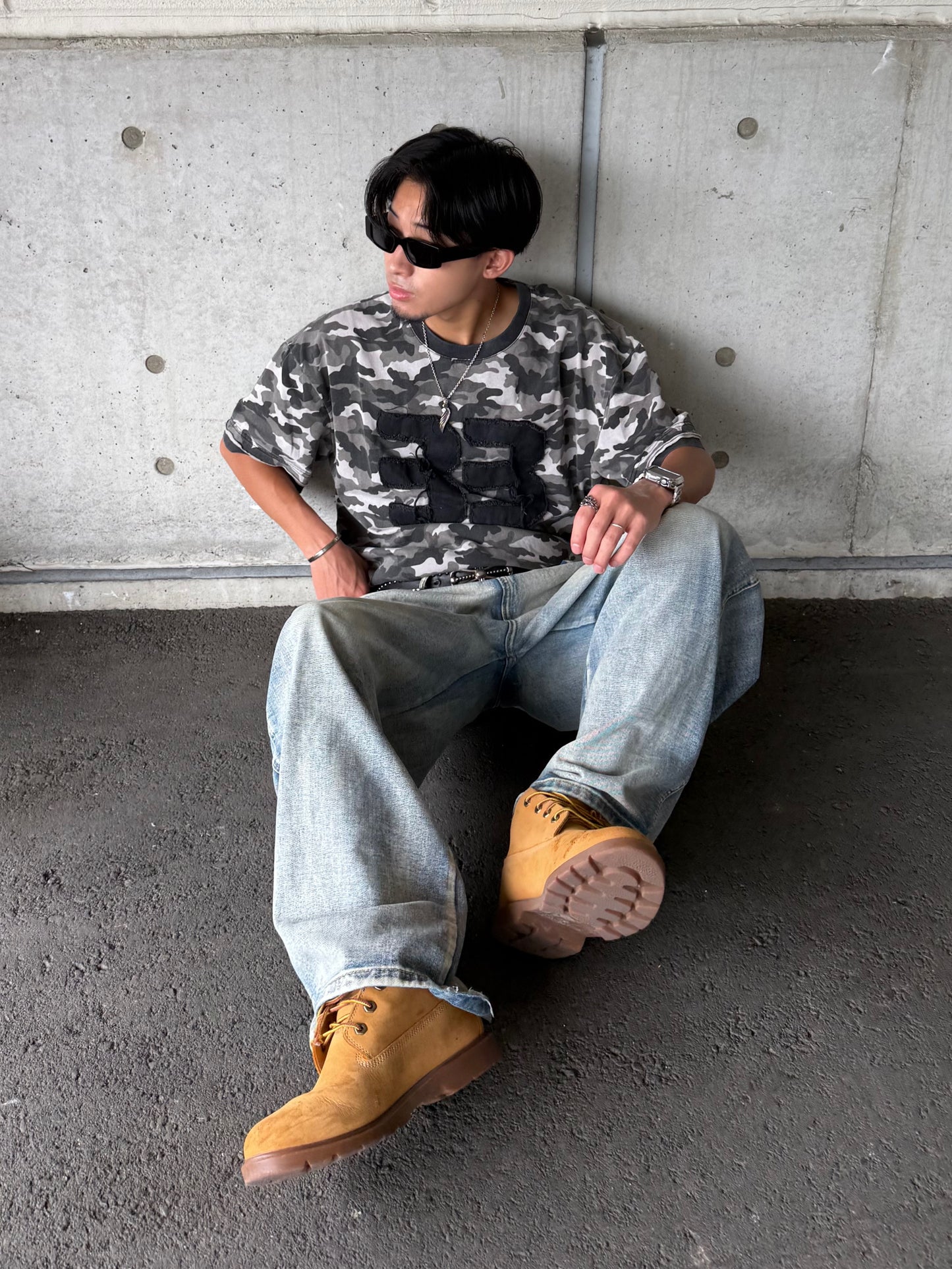 カモフラヴィンテージオーバーTシャツ DPB90230