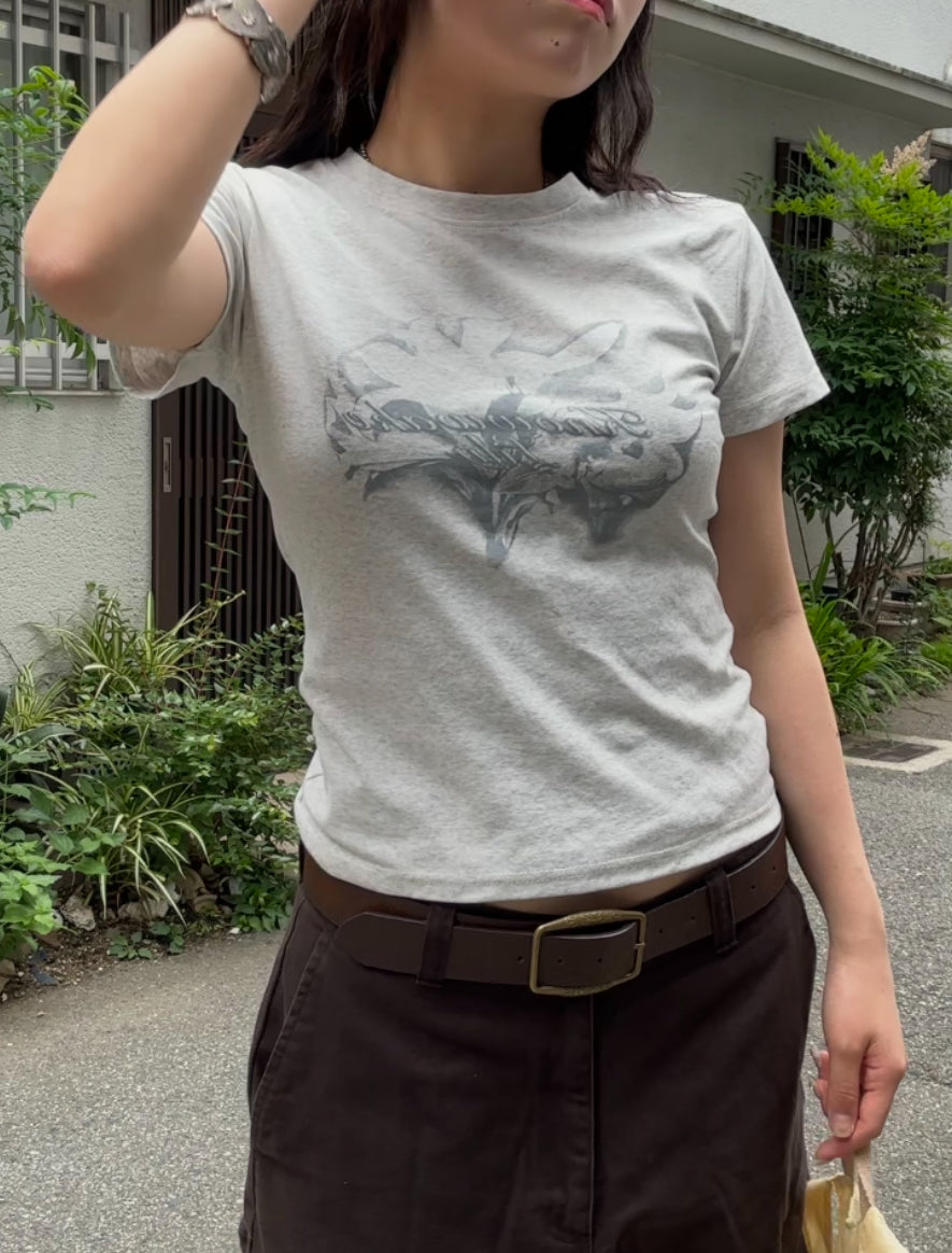 ニュアンスプリントTシャツ DPB89019