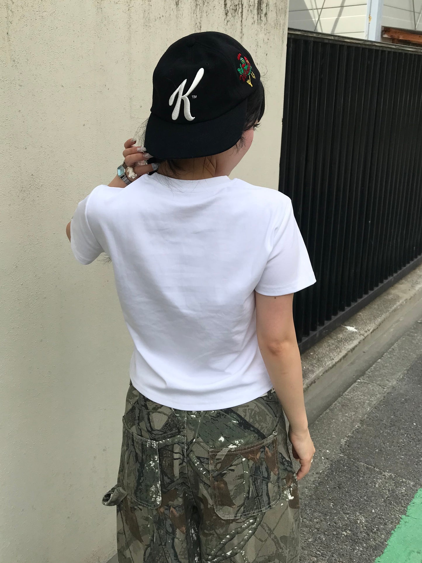 レッドロゴフィットTシャツ DPB89273