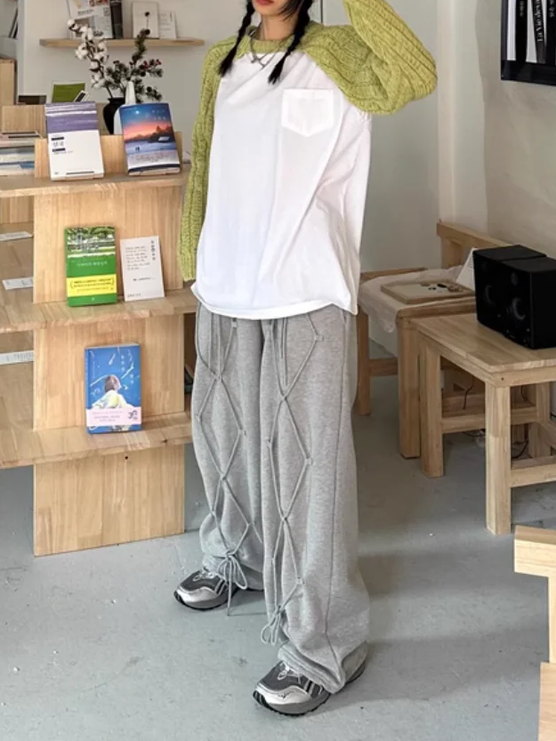 フロントリボンスウェットパンツ DPB71649