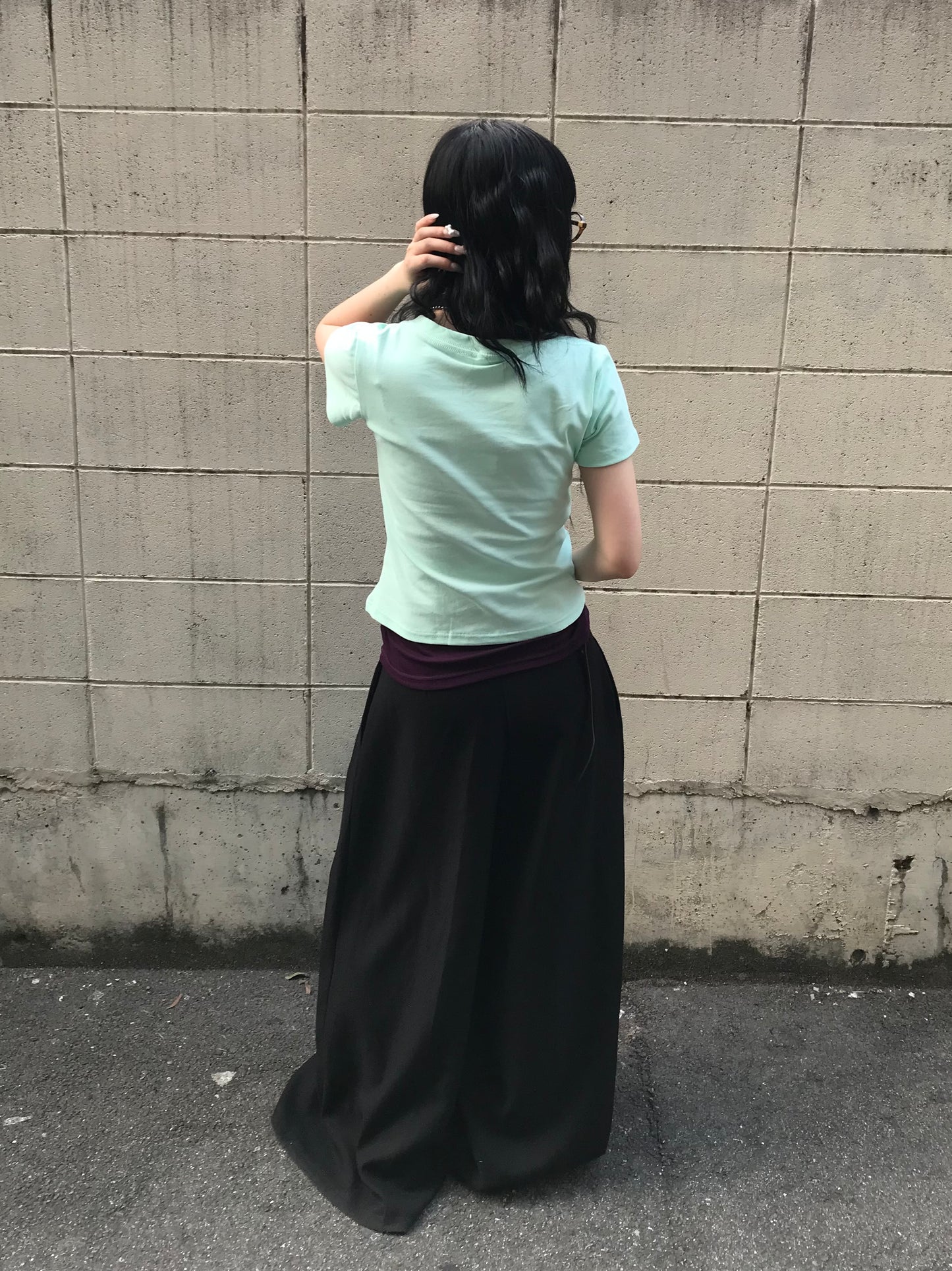 【即納】フレアワイドスラックス DPB85427S