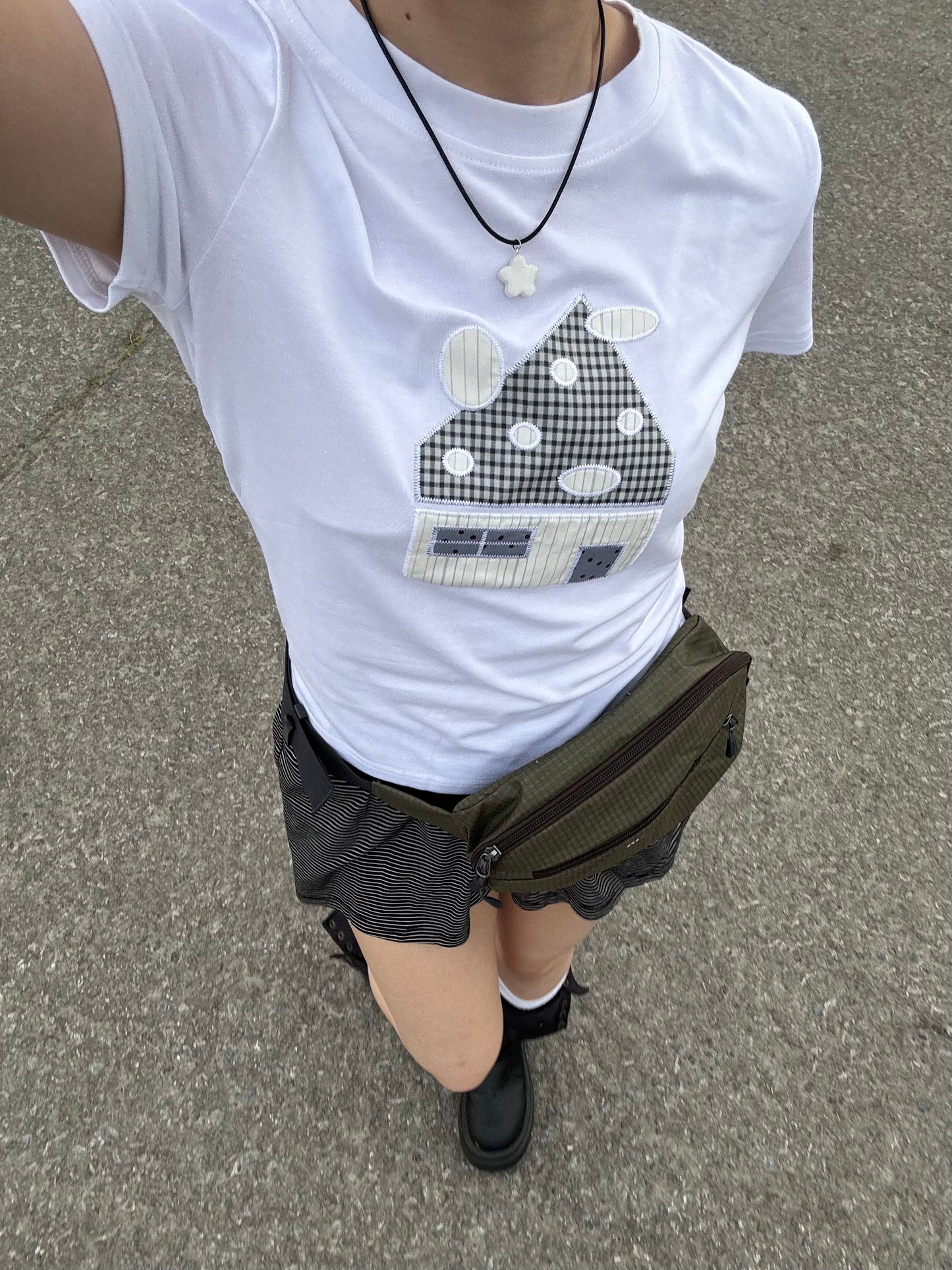 ハウスパッチワークTシャツ DPC03062