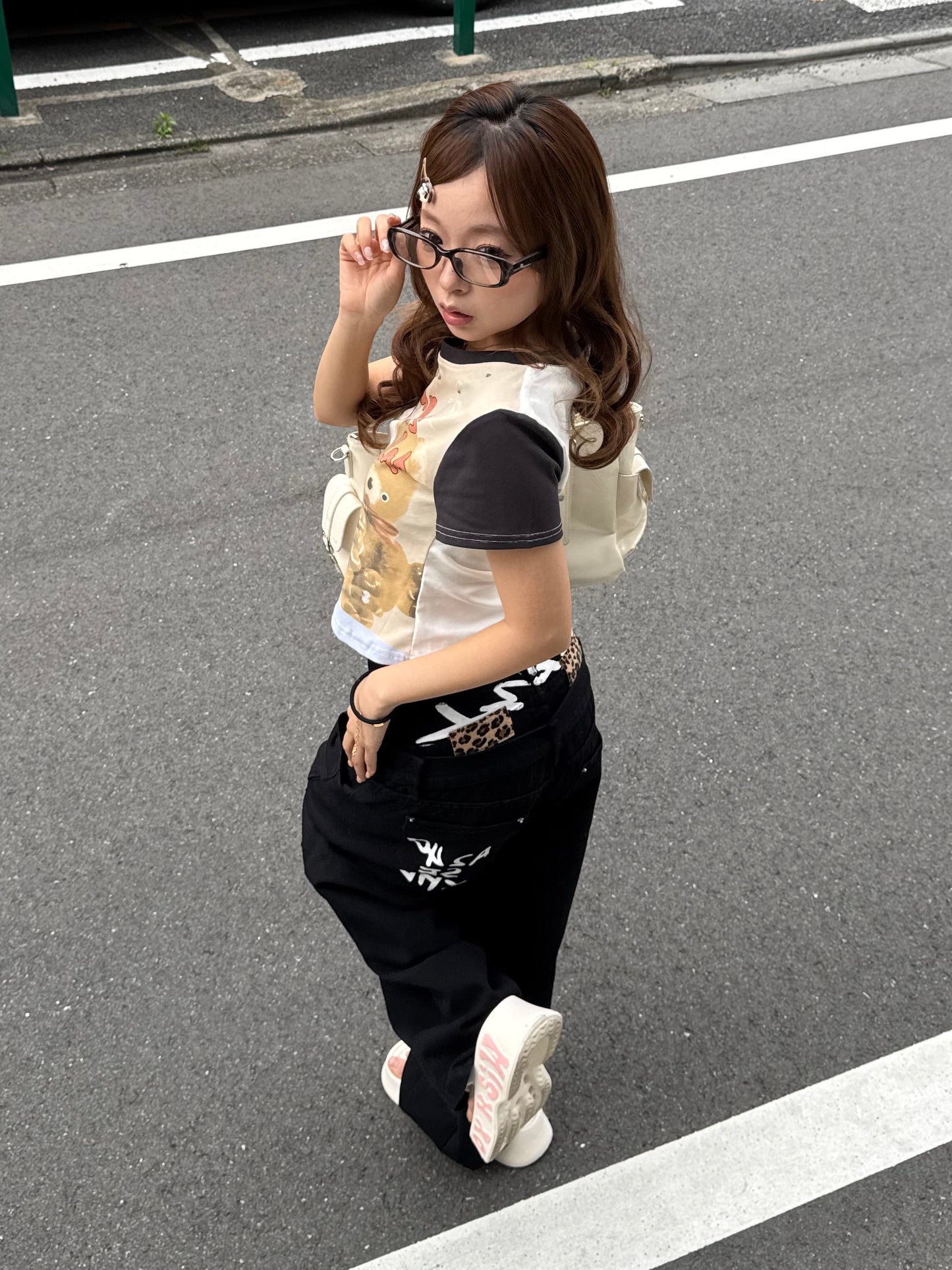 バックレタリングデニムパンツ DPB86257