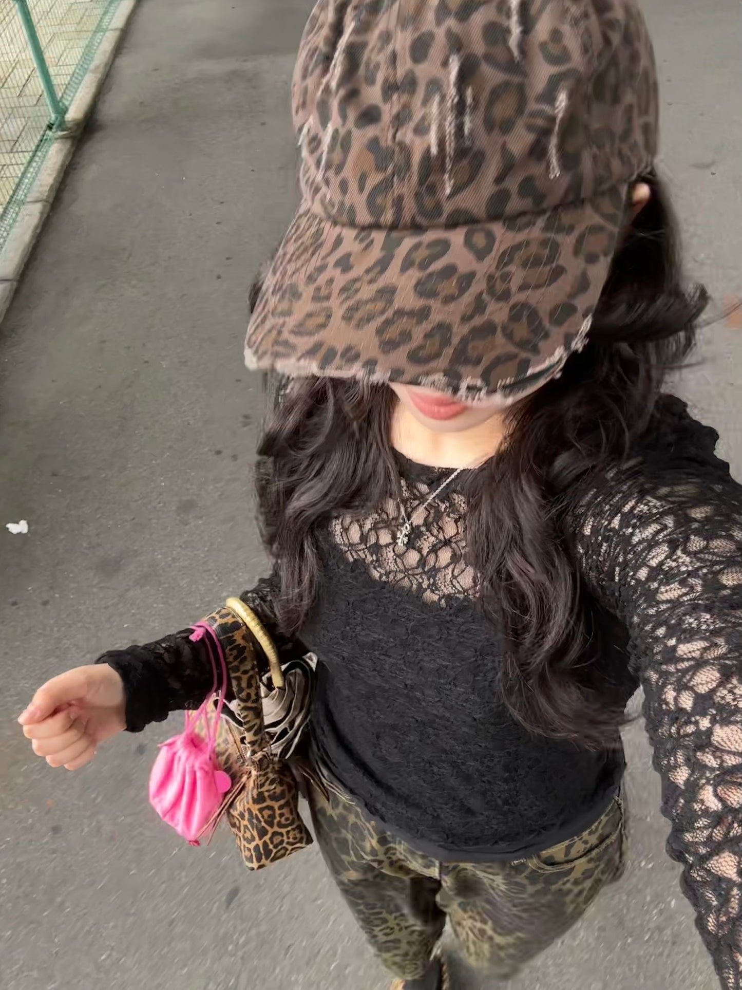 ダメージレオパードキャップ DPB95025