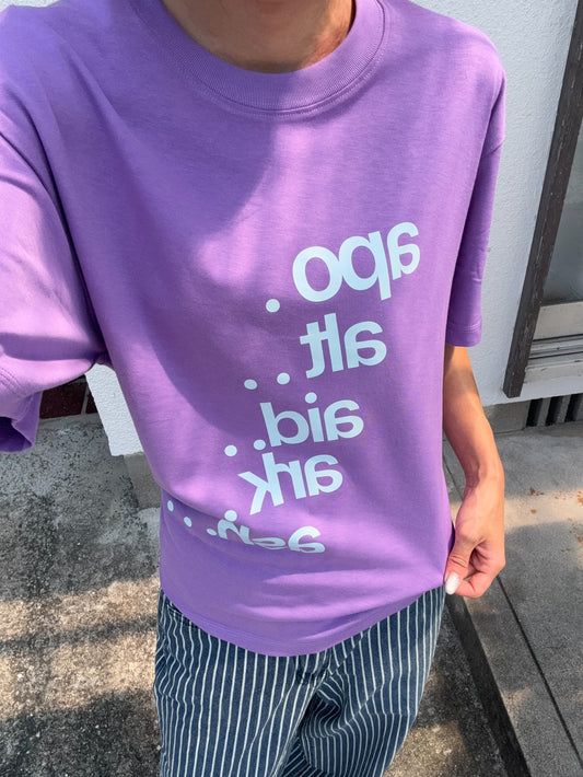 レタリングクルーネックTシャツ DPC07057