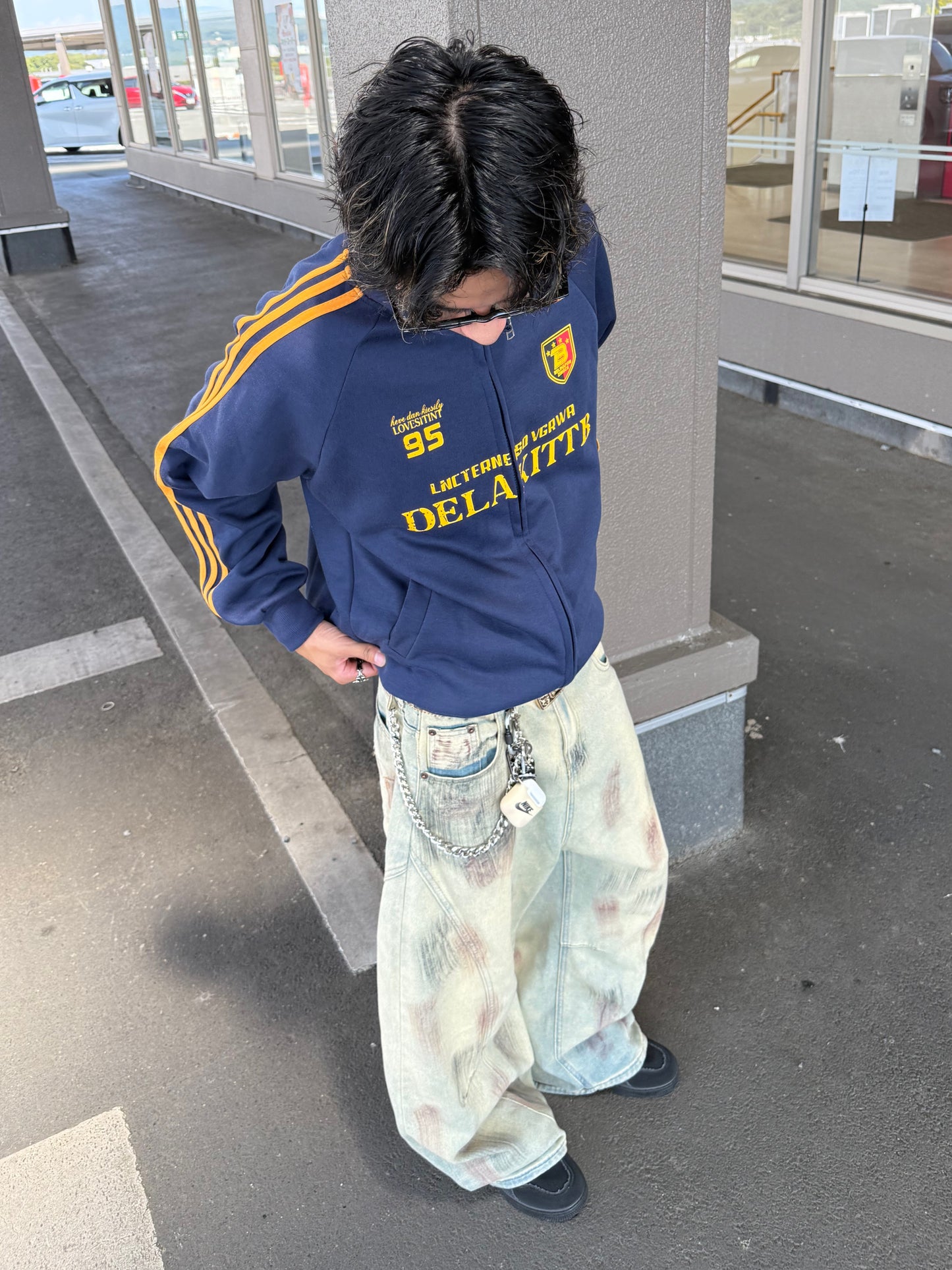 ダメージデザインデニムパンツ DPB90051