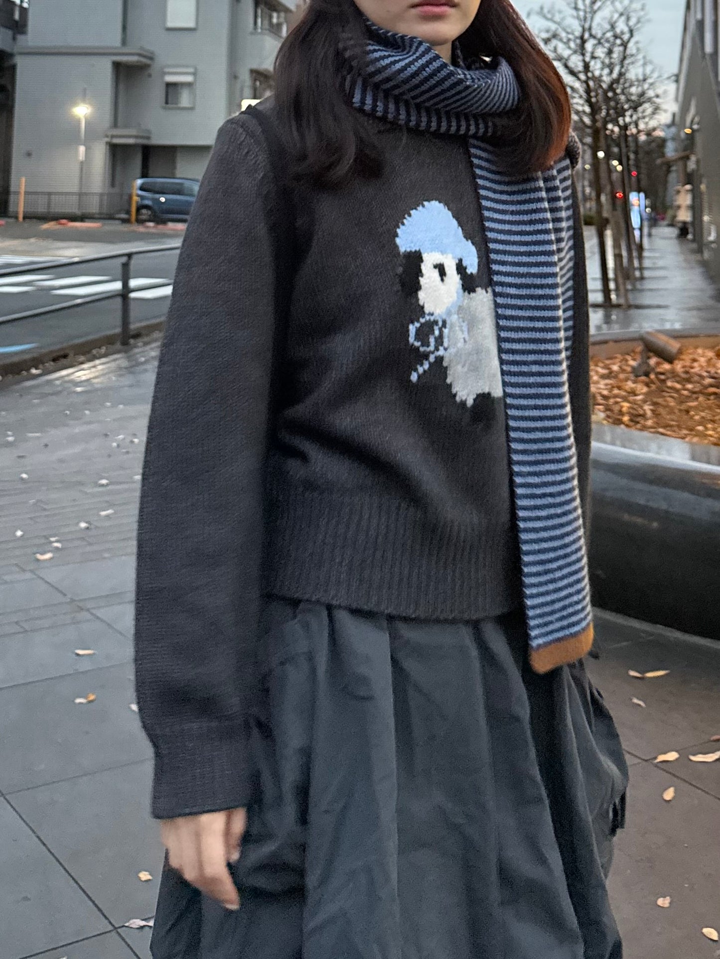 シープステッチカラーニット DPA43717