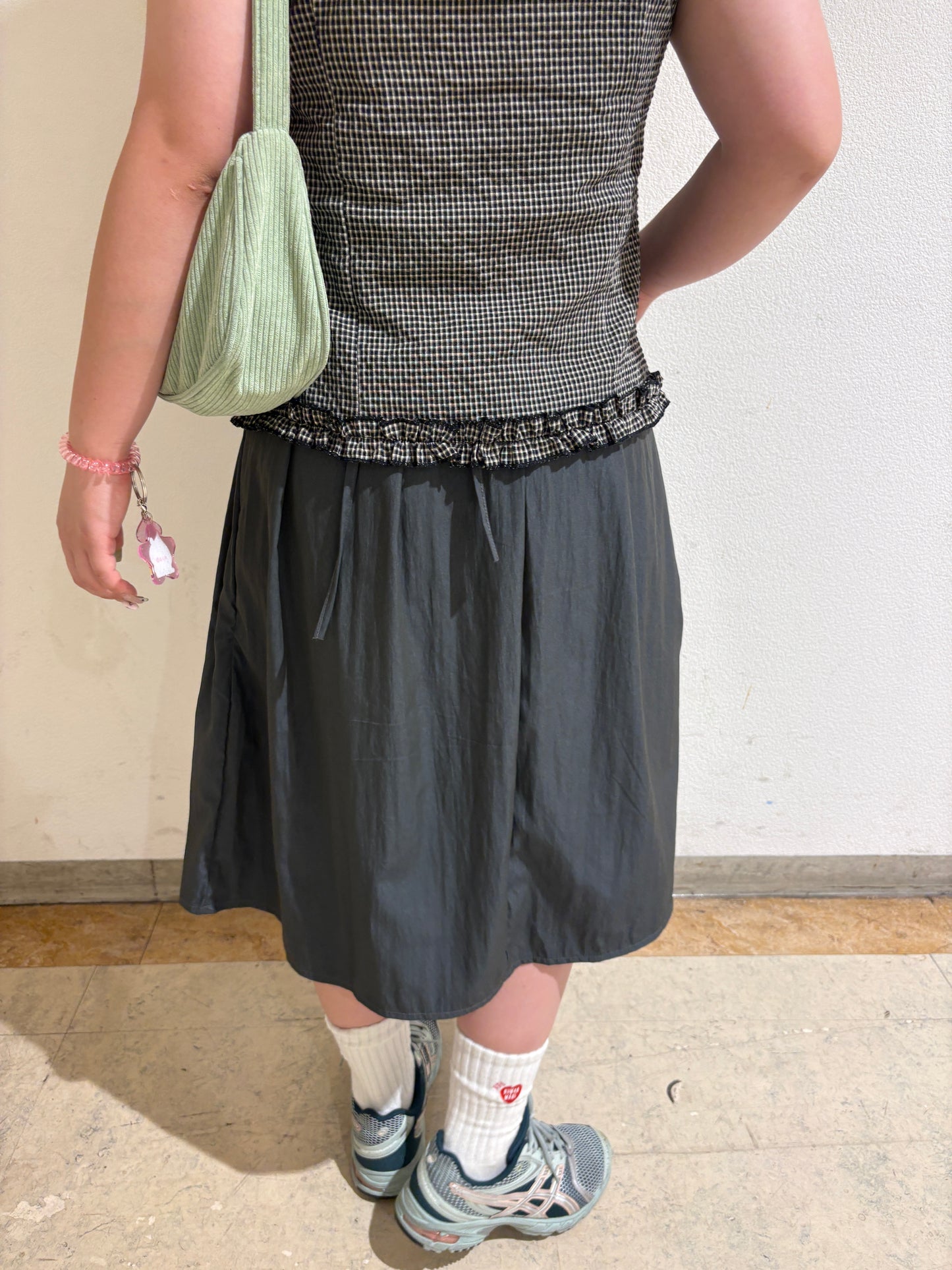 ポシェットプリーツスカート DPB97010