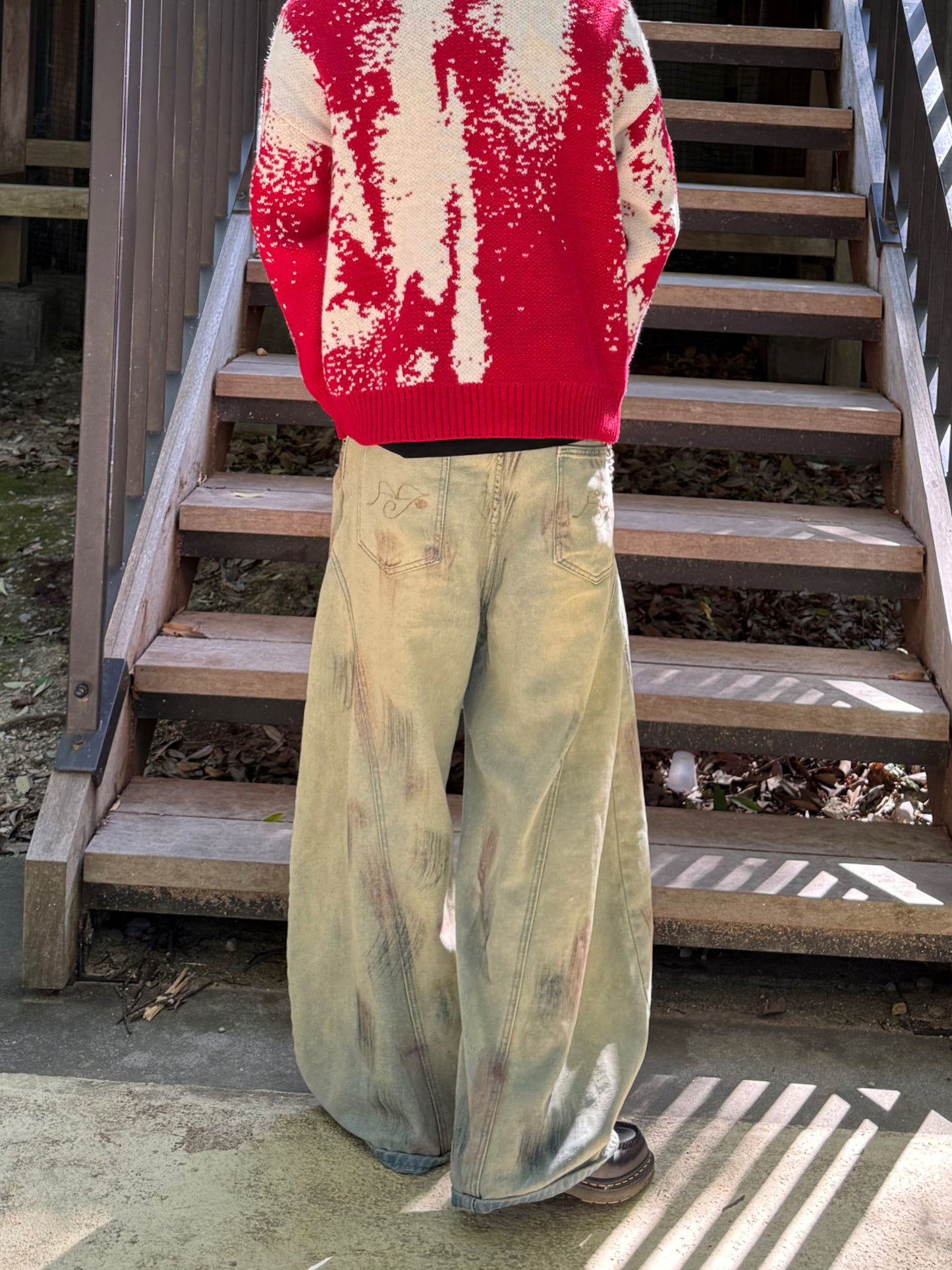 ダメージデザインデニムパンツ DPB90051