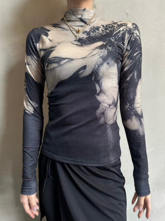 フラワーシースルートップス DPB26661