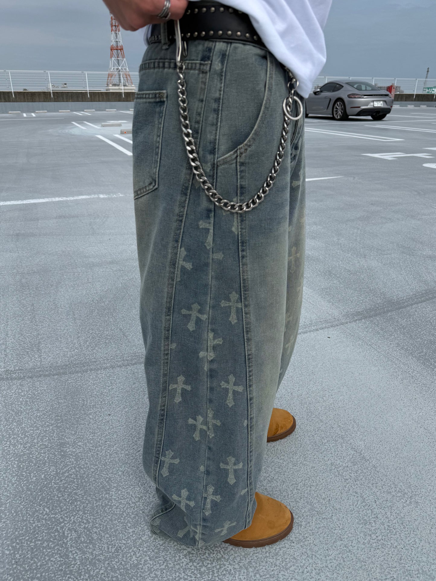 クロスオーバーデニムパンツ DPB90254