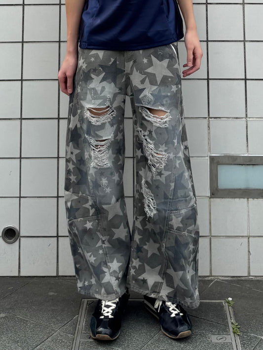 スターダメージデニムパンツ DPC05033