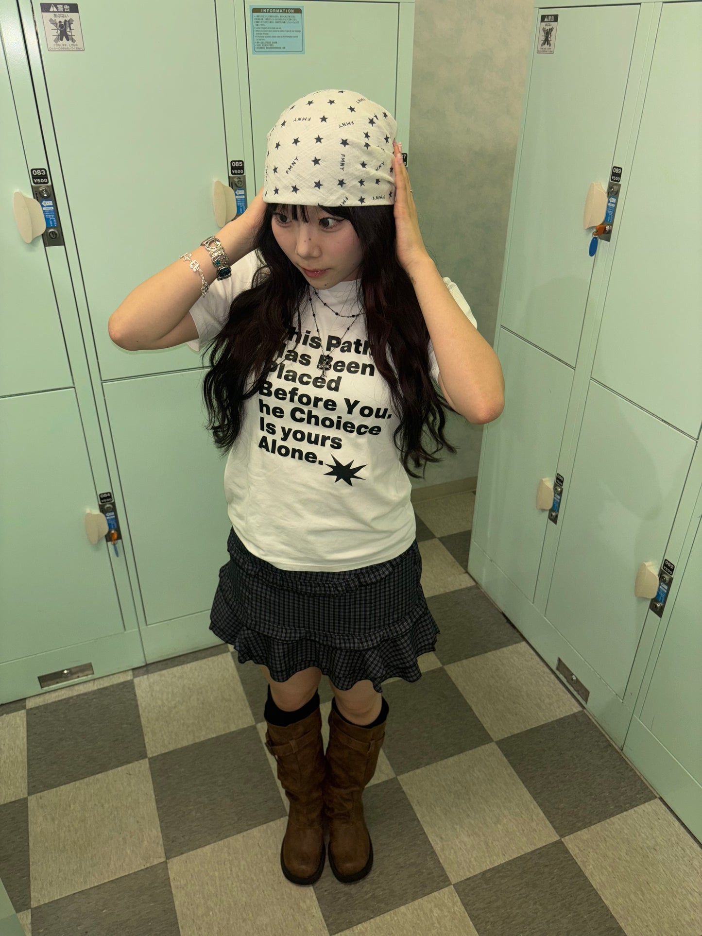 レタリングプリントTシャツ DPB89022