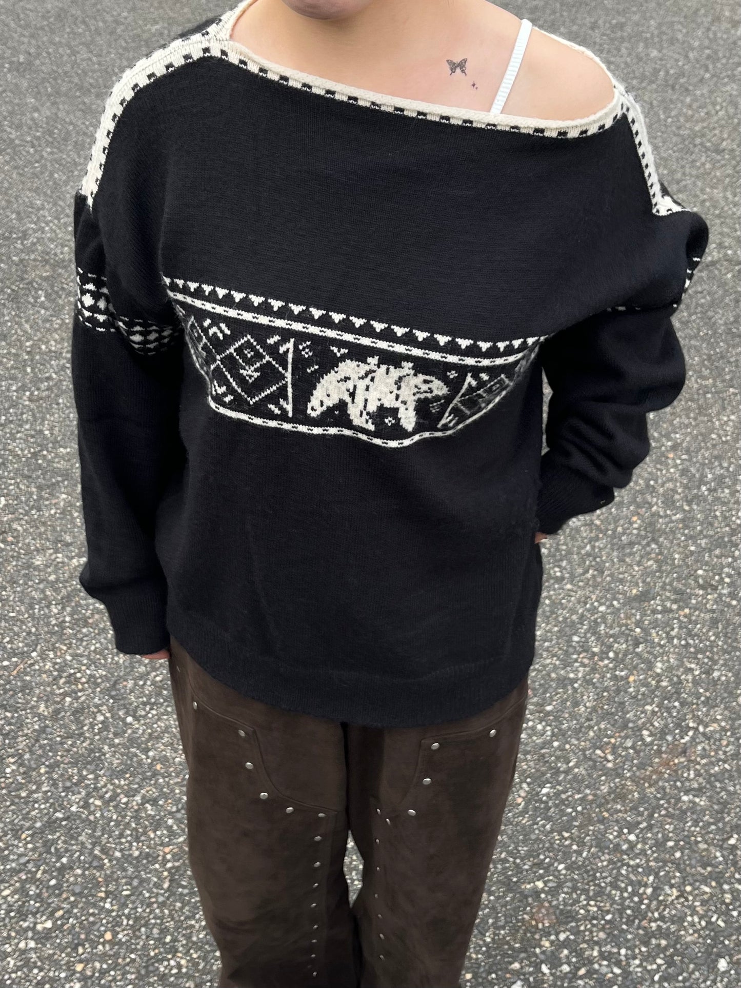 ワンショルノルディックニット DPB97019