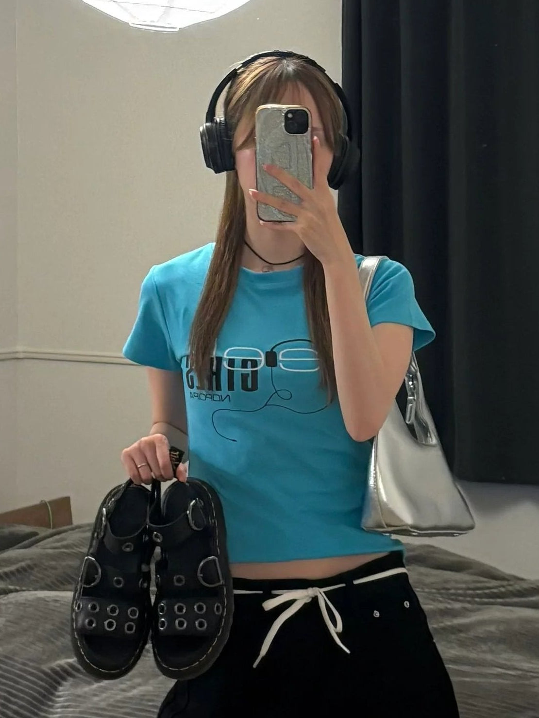 ライトブルーTシャツ DPB88280