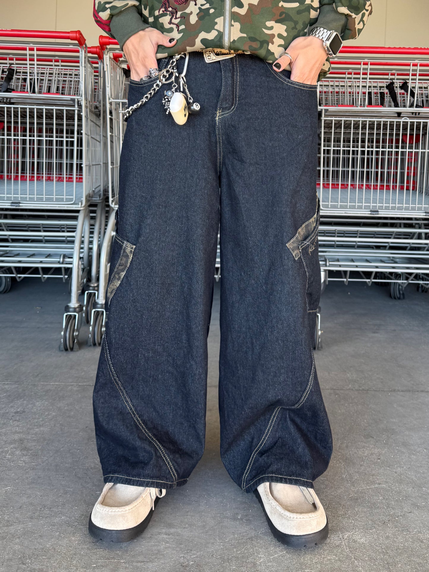 レオパードサイドポケットバルーンパンツ DPB90071