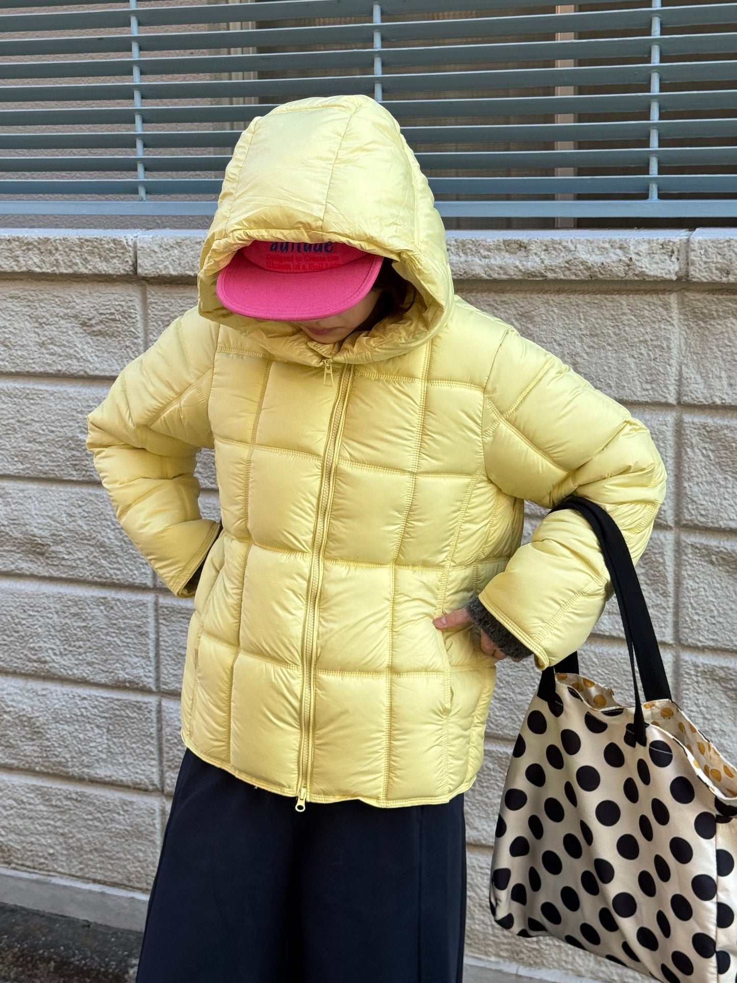 レモンイエロー中綿ジャケット DPB91071