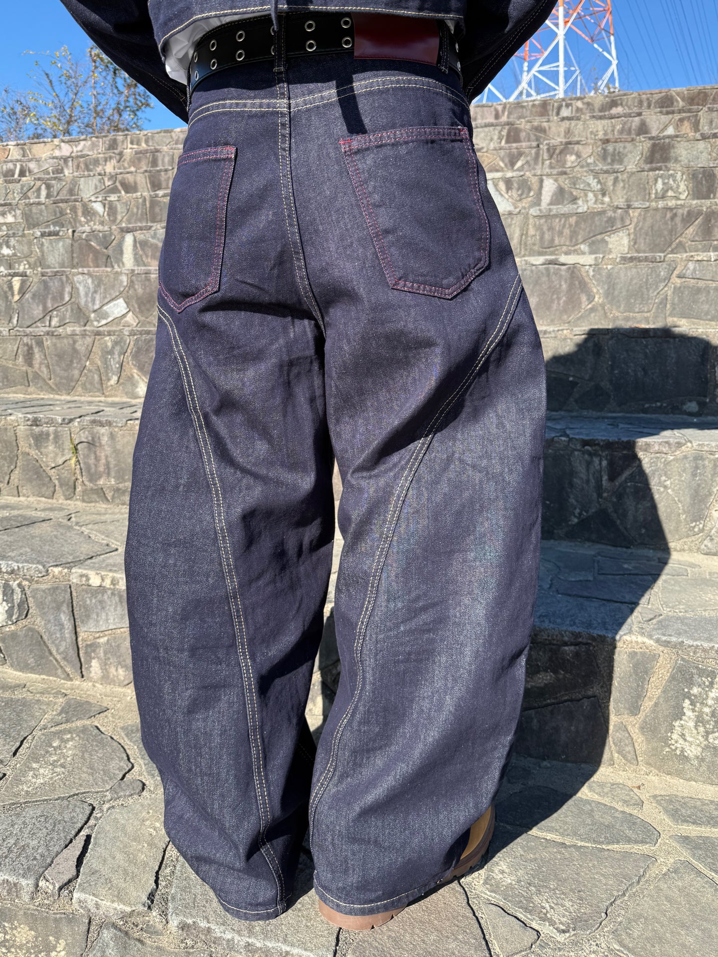 セットアップステッチデニムパンツ DPB90153