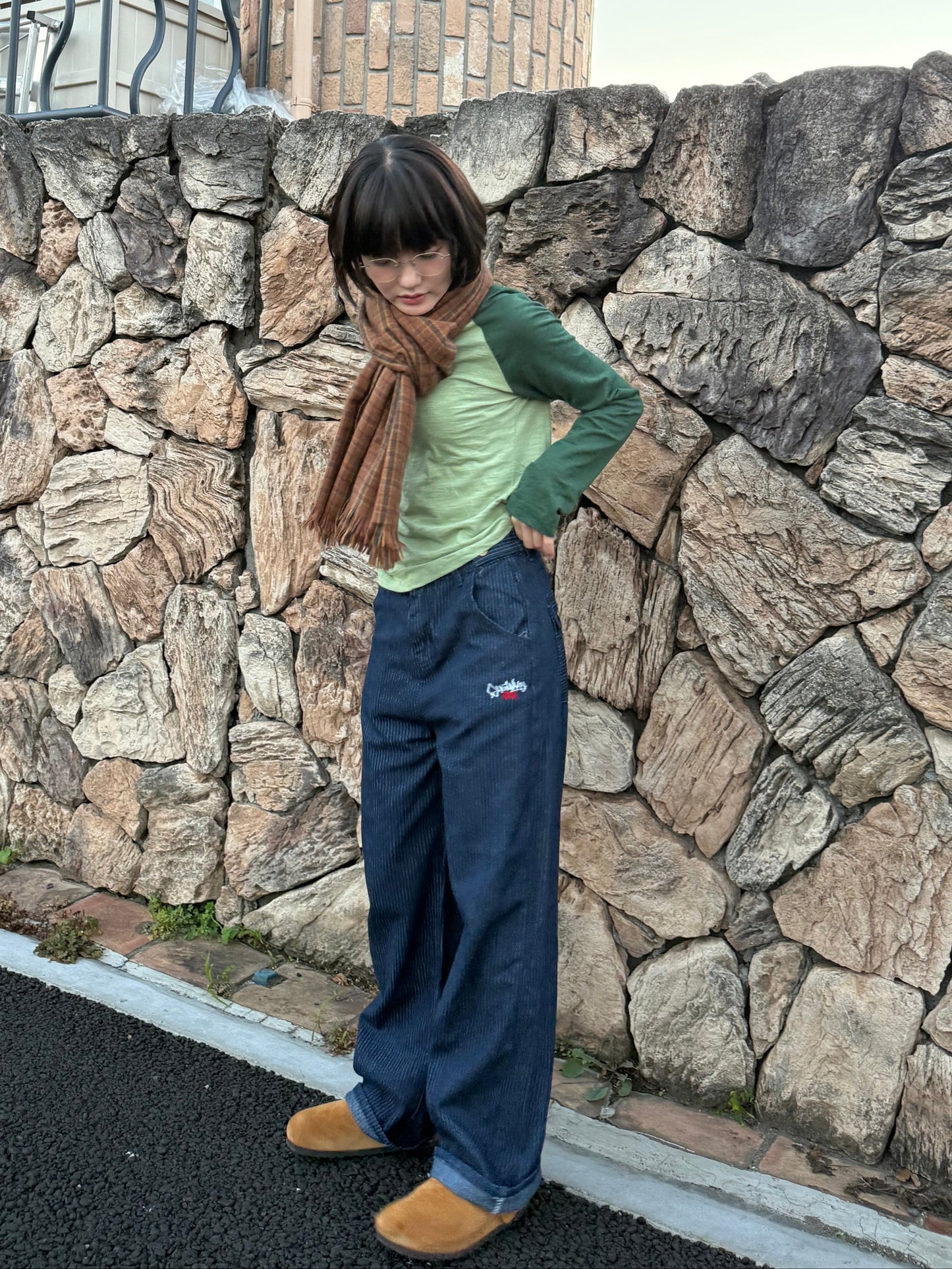 グリーンラグランTシャツ DPA43678