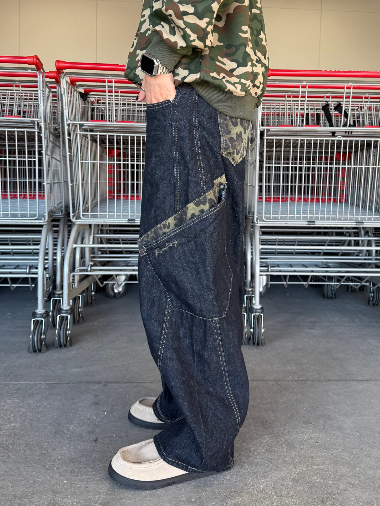 レオパードサイドポケットバルーンパンツ DPB90071