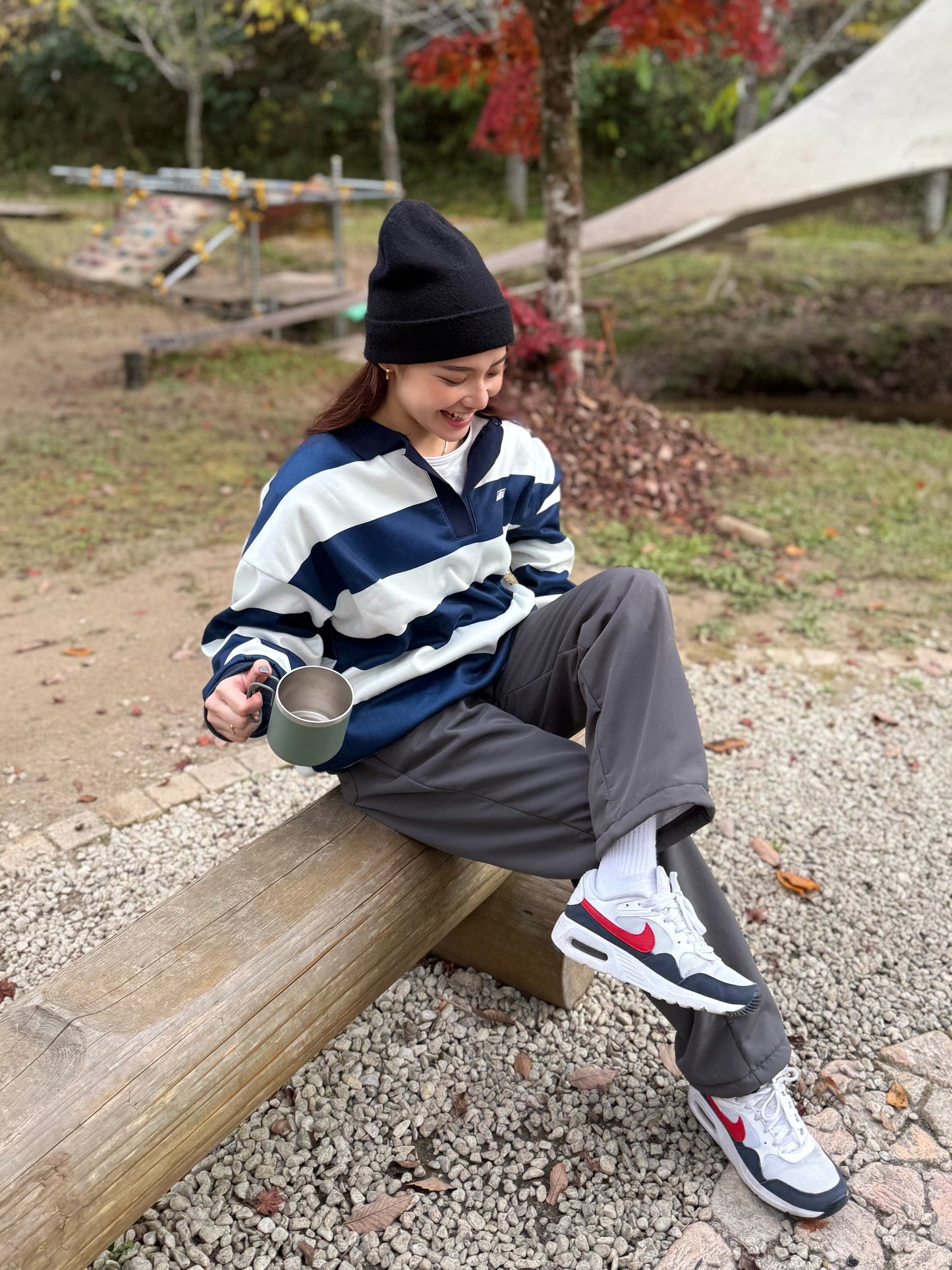 カジュアルストレートパンツ DPB47489