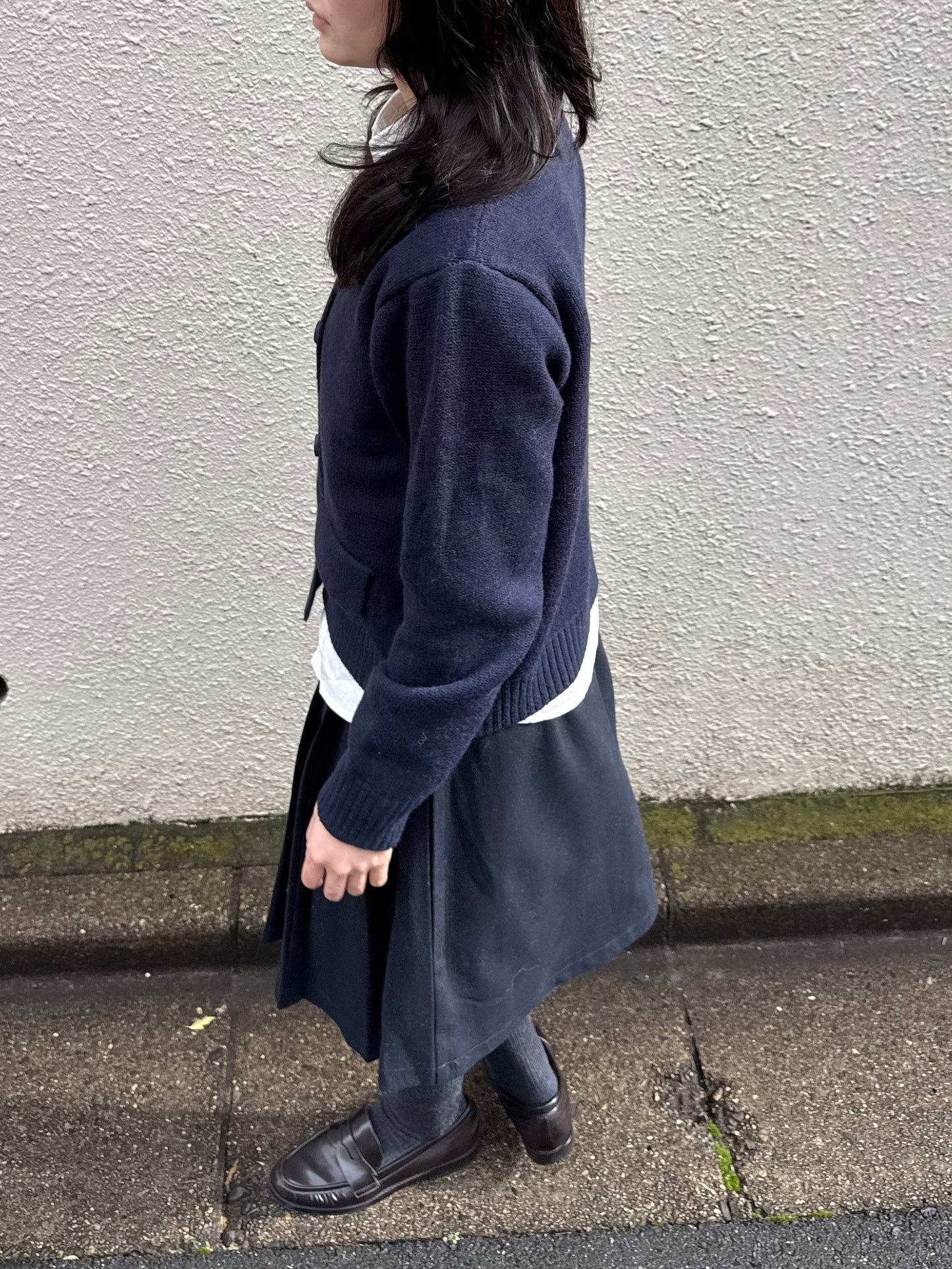 フロントプリーツミニスカート DPA43725