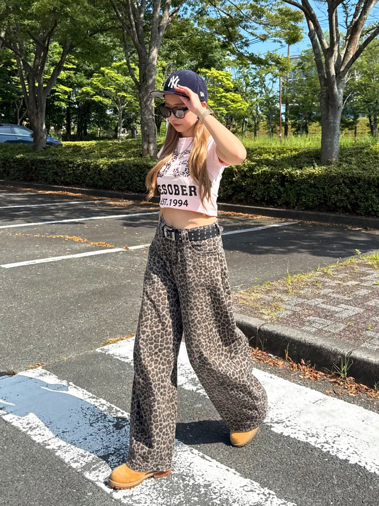 ルーズレオパードパンツ DPB73233