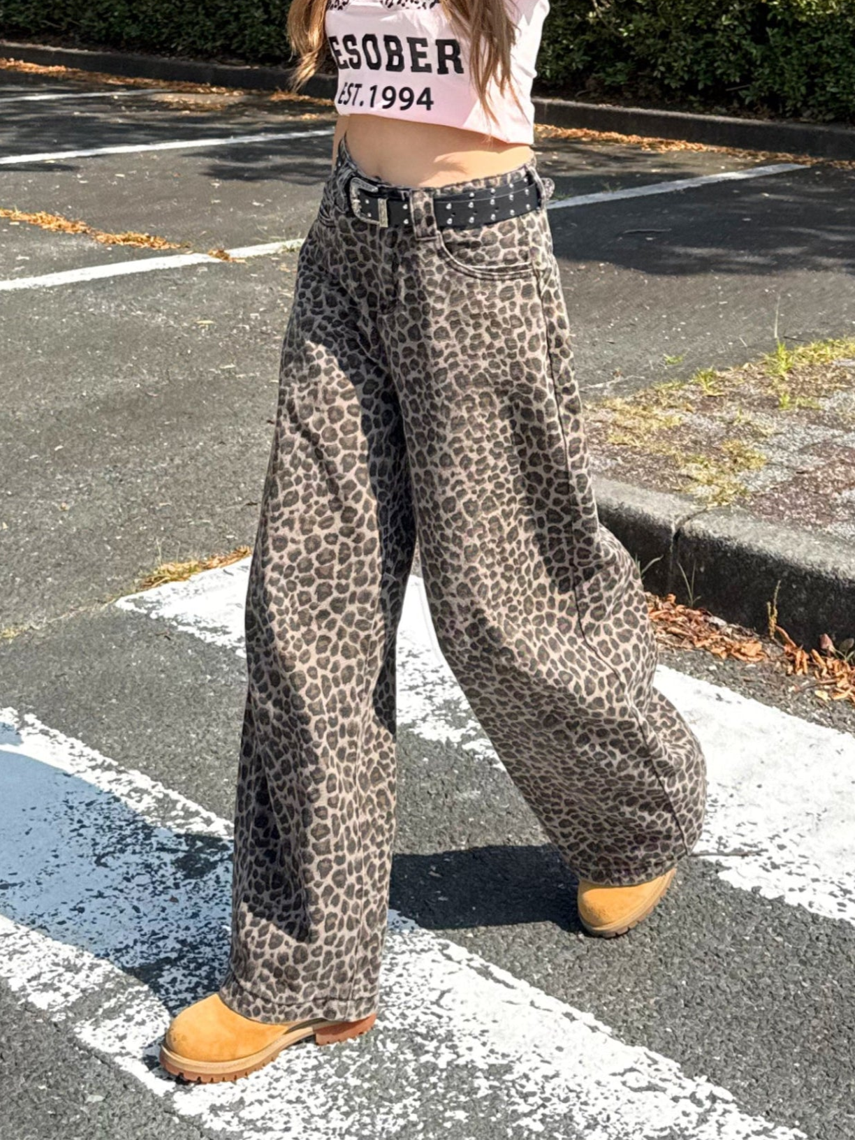ルーズレオパードパンツ DPB73233