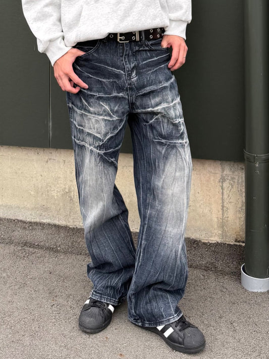 ライン加工デニムパンツ DPB90186