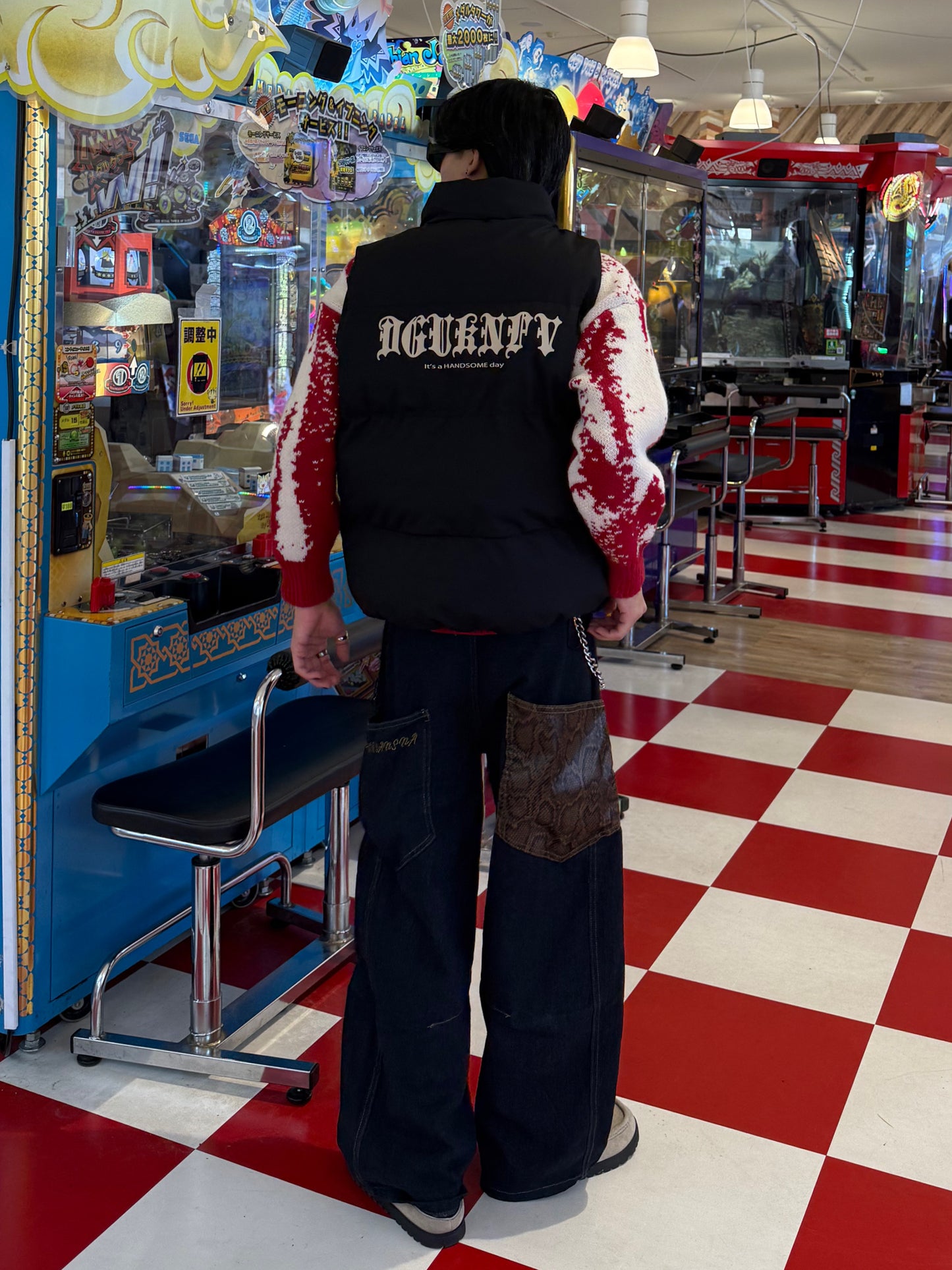 バックロゴダウンベスト DPB90062