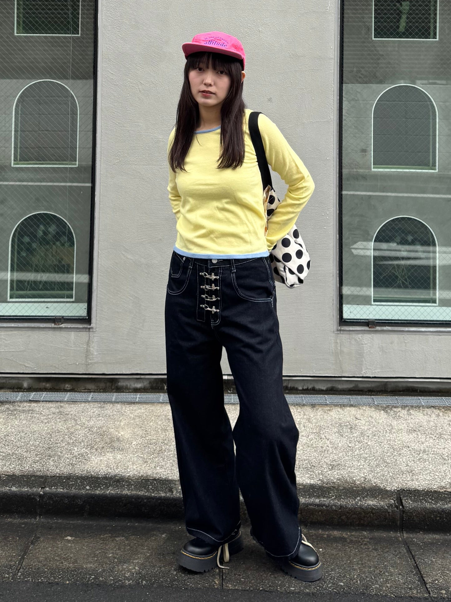 フロントデザインデニムパンツ DPB91098