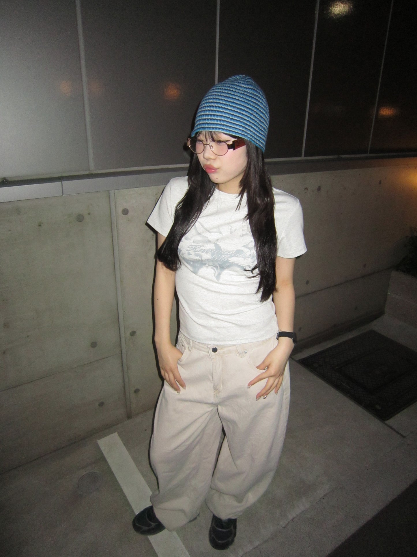 ニュアンスプリントTシャツ DPB89019