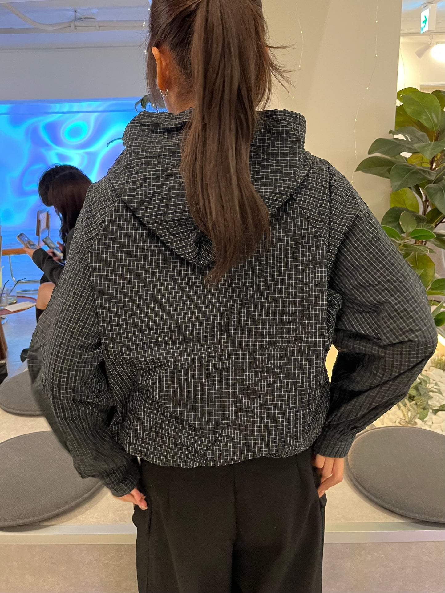 チェックアノラックパーカー DPB94024