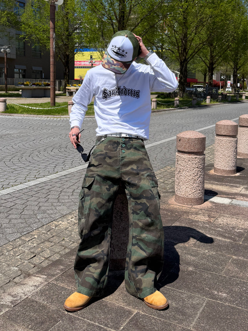 ボタンカモフラデニムパンツ DPB90167 – CRAMMY