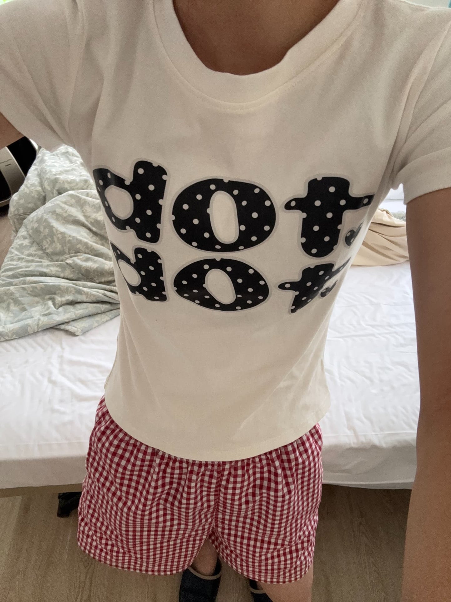 ドットレタリングミニTシャツ DPC07043